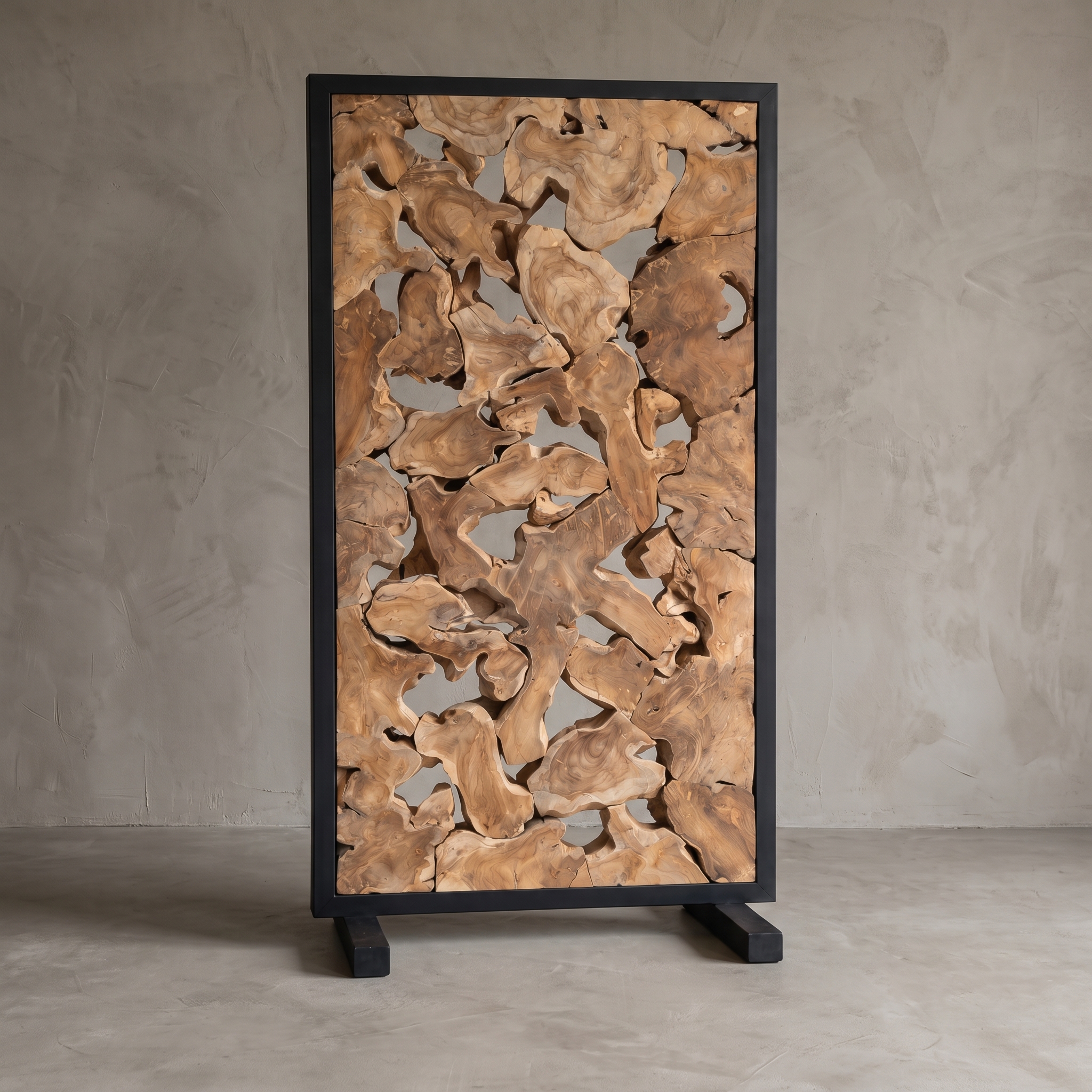 Raumteiler Sirus recyceltes Teakholz