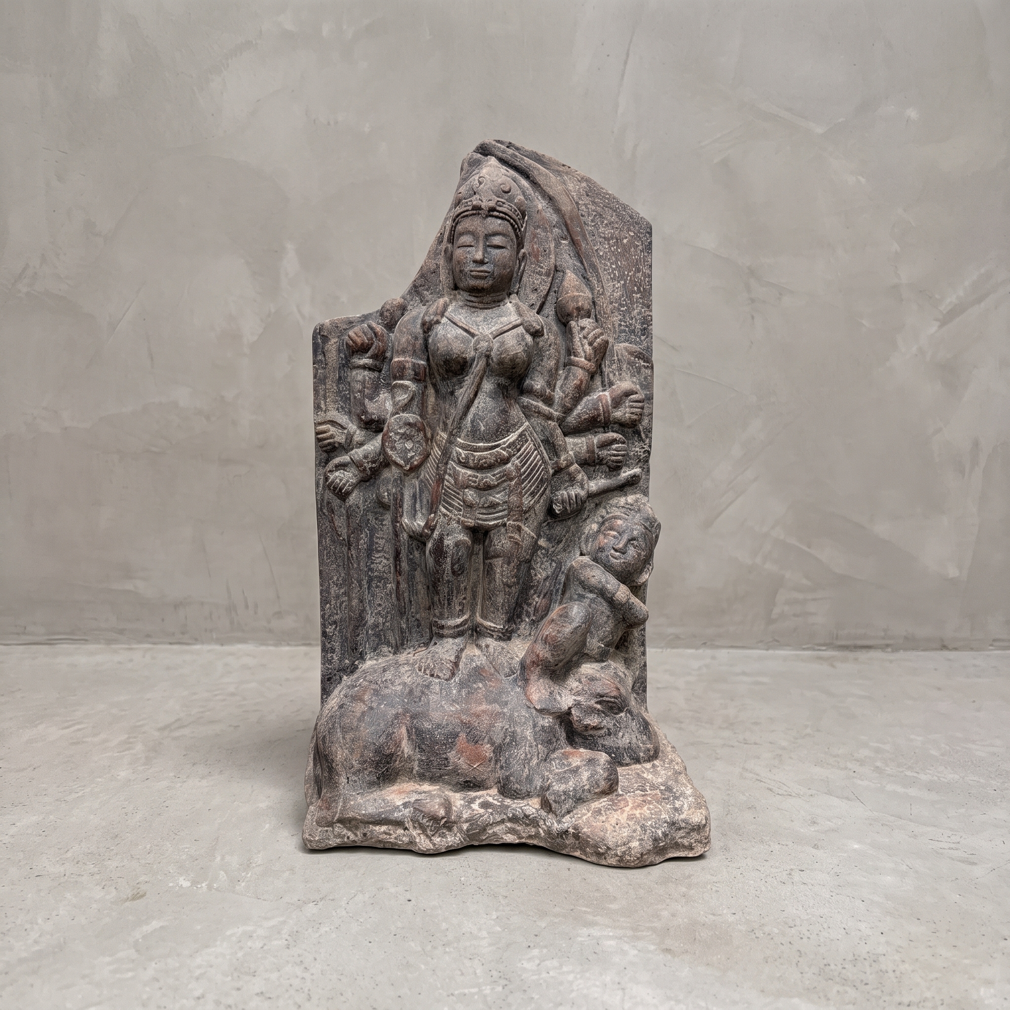 Tebeng polystone statue, 105 cm high