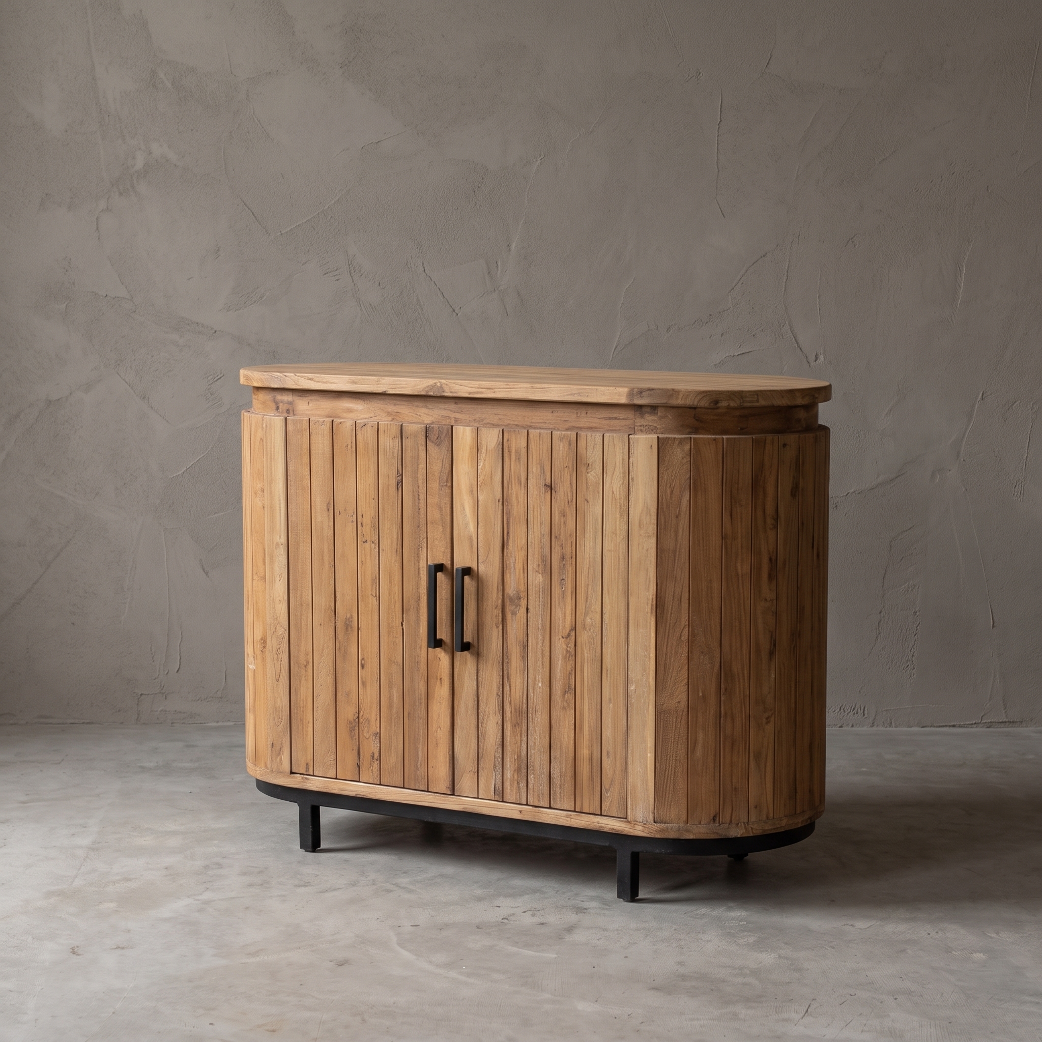 Sideboard Kennington 2 Türen (Recyceltes Teakholz) - World of Brosi