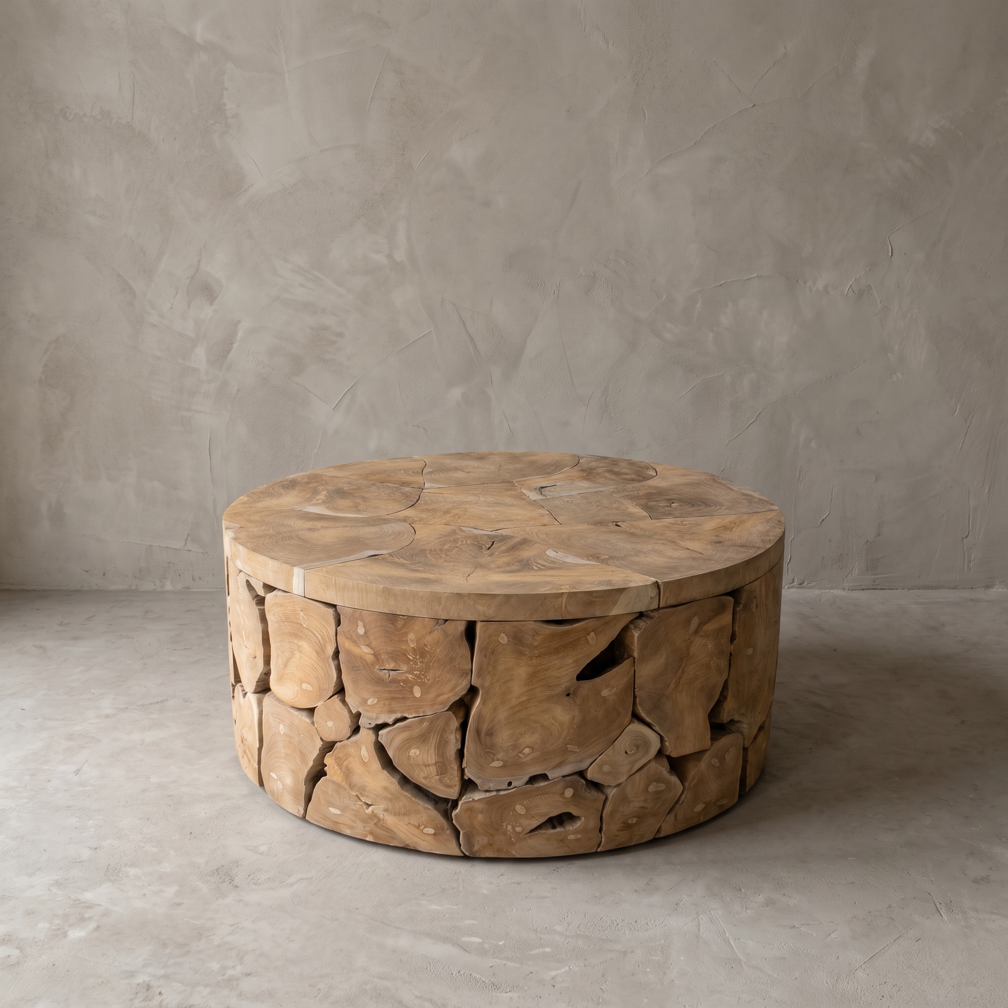 Couchtisch Pandu aus Teak, rund - World of Brosi