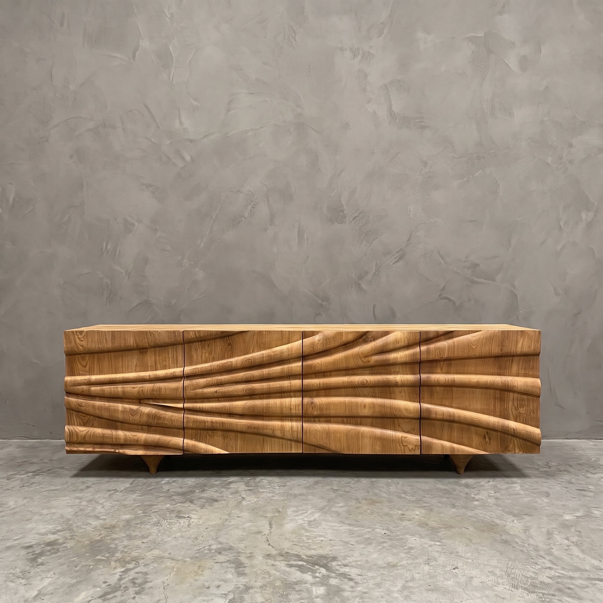 TV-Lowboard Nyawa Teakholz - World of Brosi