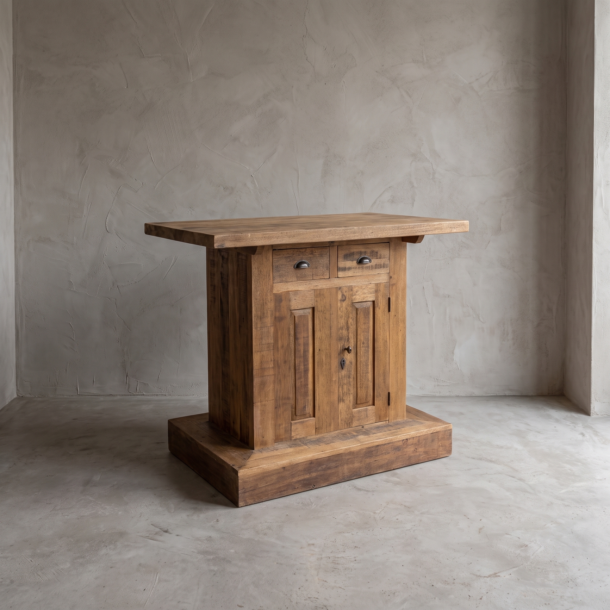 Balok Romeo reclaimed hardwood bar table