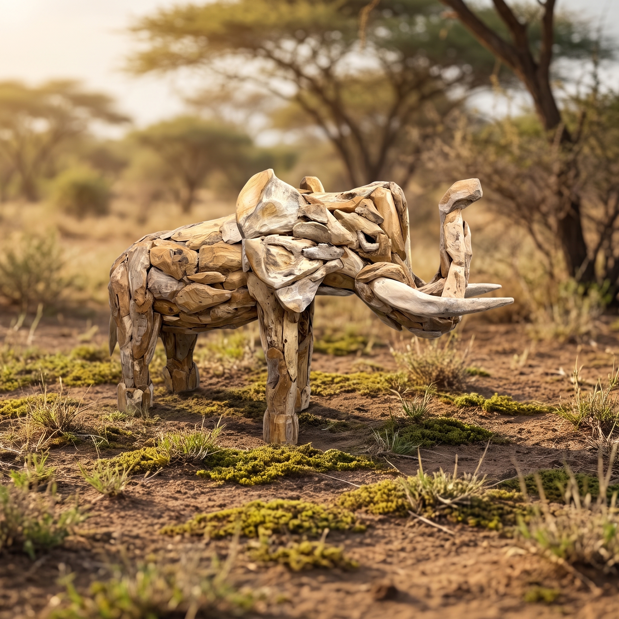 Reclaimed teak elephant - World of Brosi