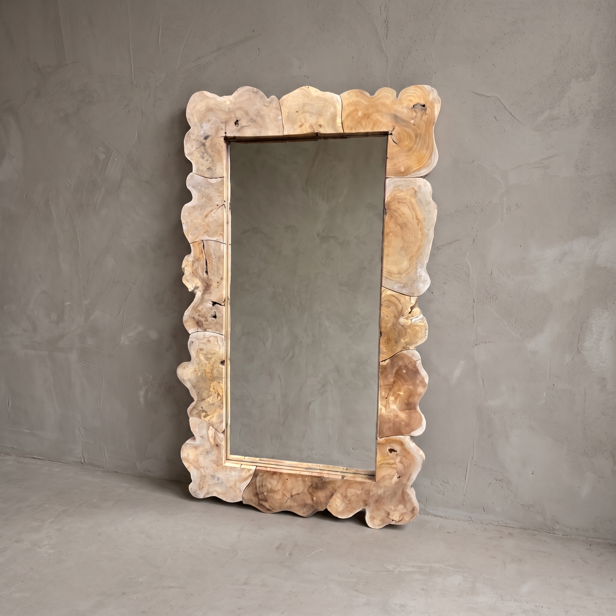 Pandu teak mirror