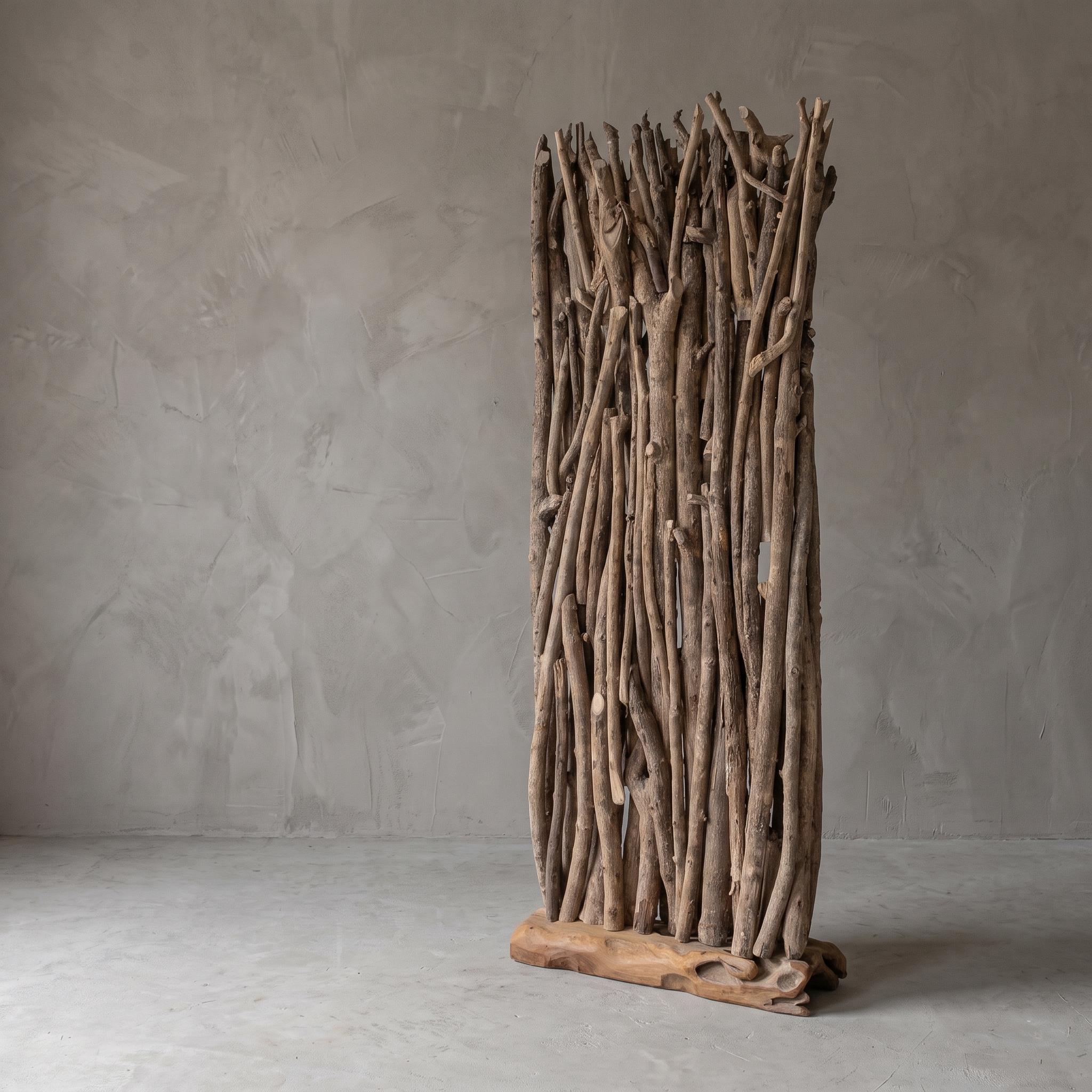 Raumteiler recyceltes Teakholz 235 cm