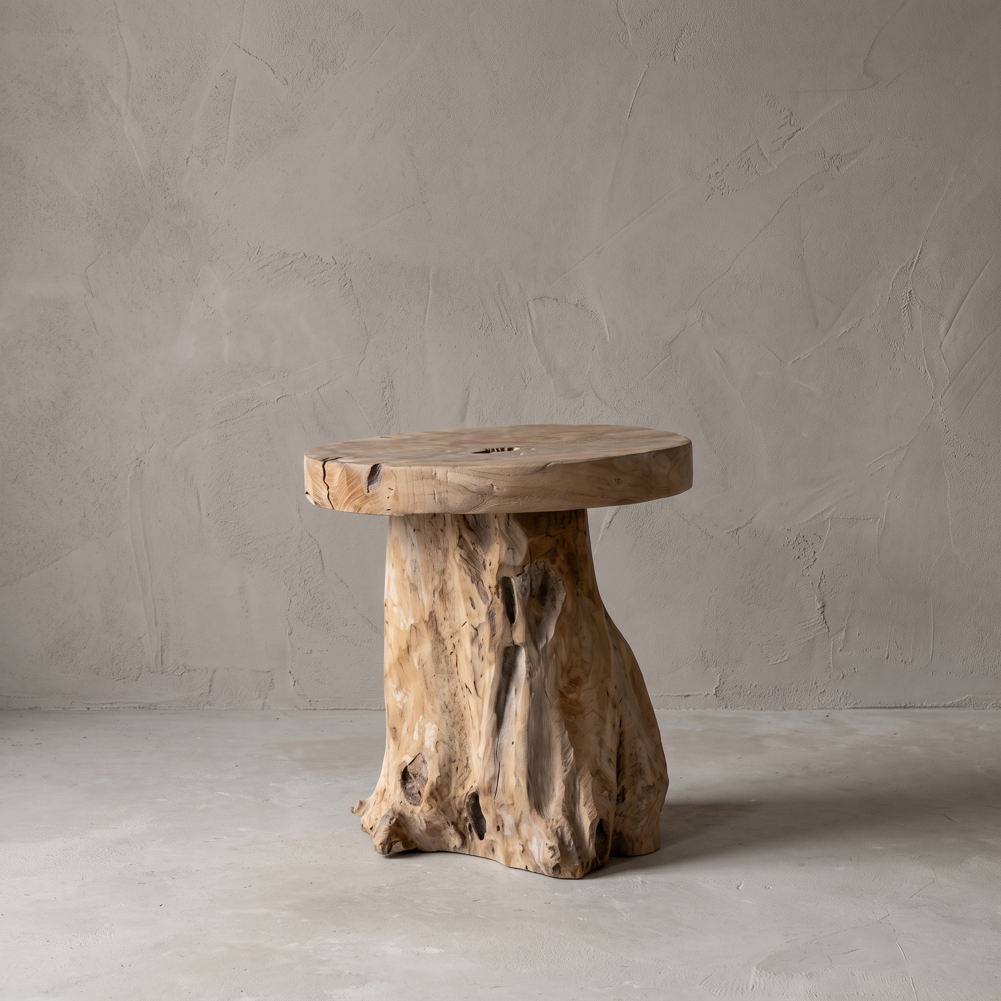 Jomy root-wood stool
