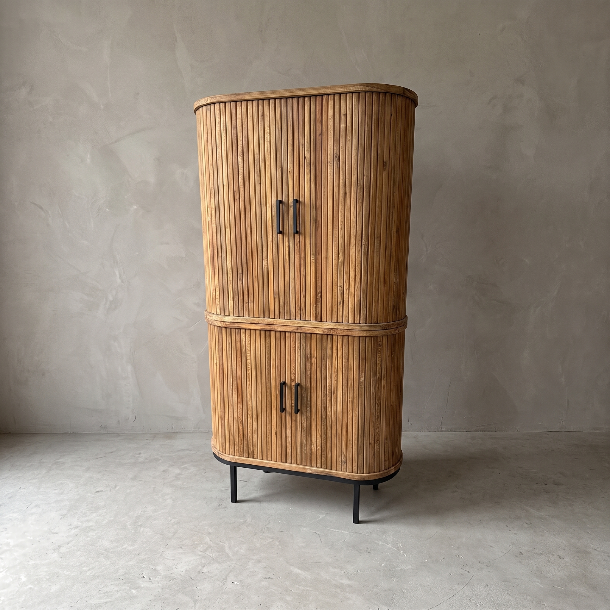 Cakra tall cabinet (Reclaimed teak) - World of Brosi