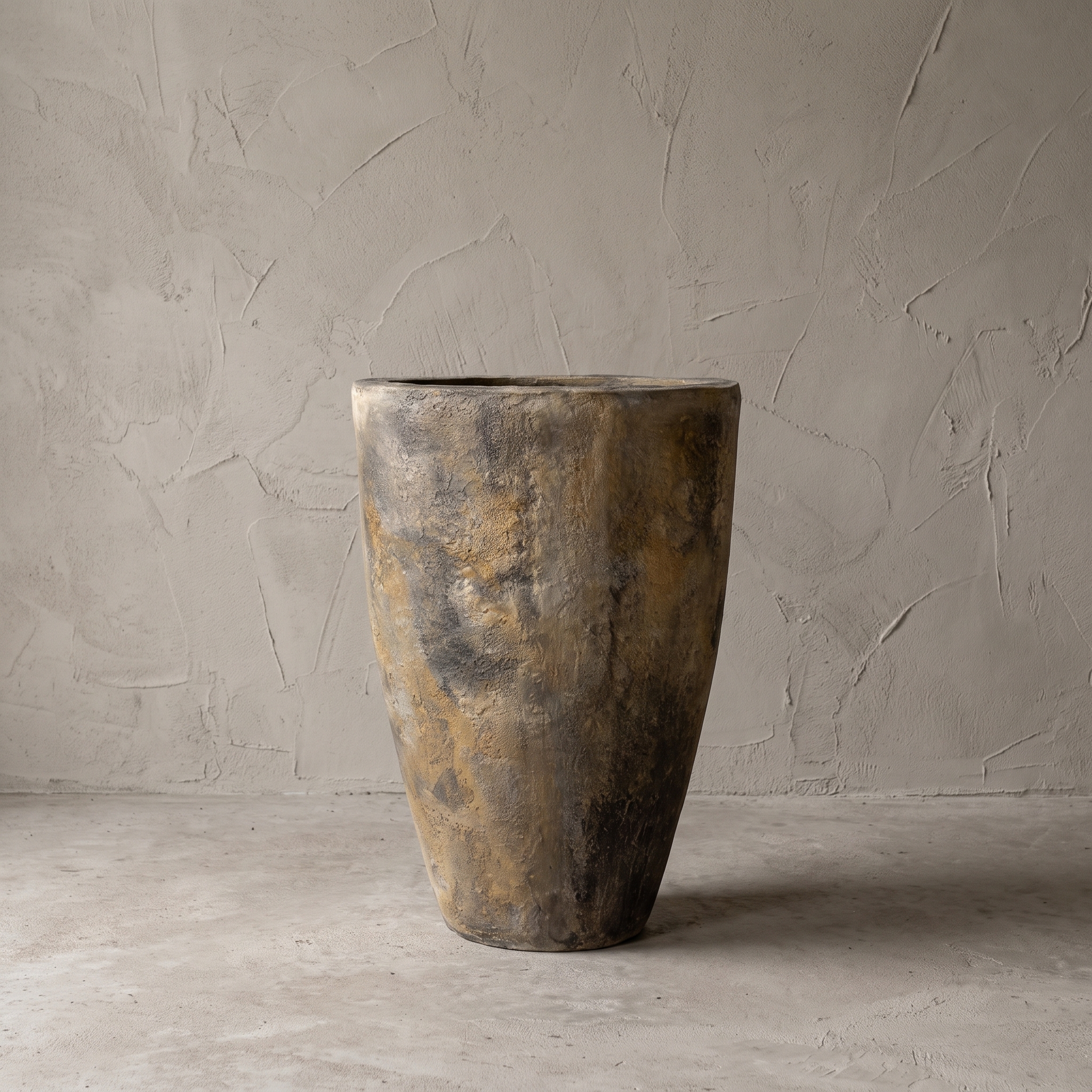 Cone-shaped polystone planter - World of Brosi