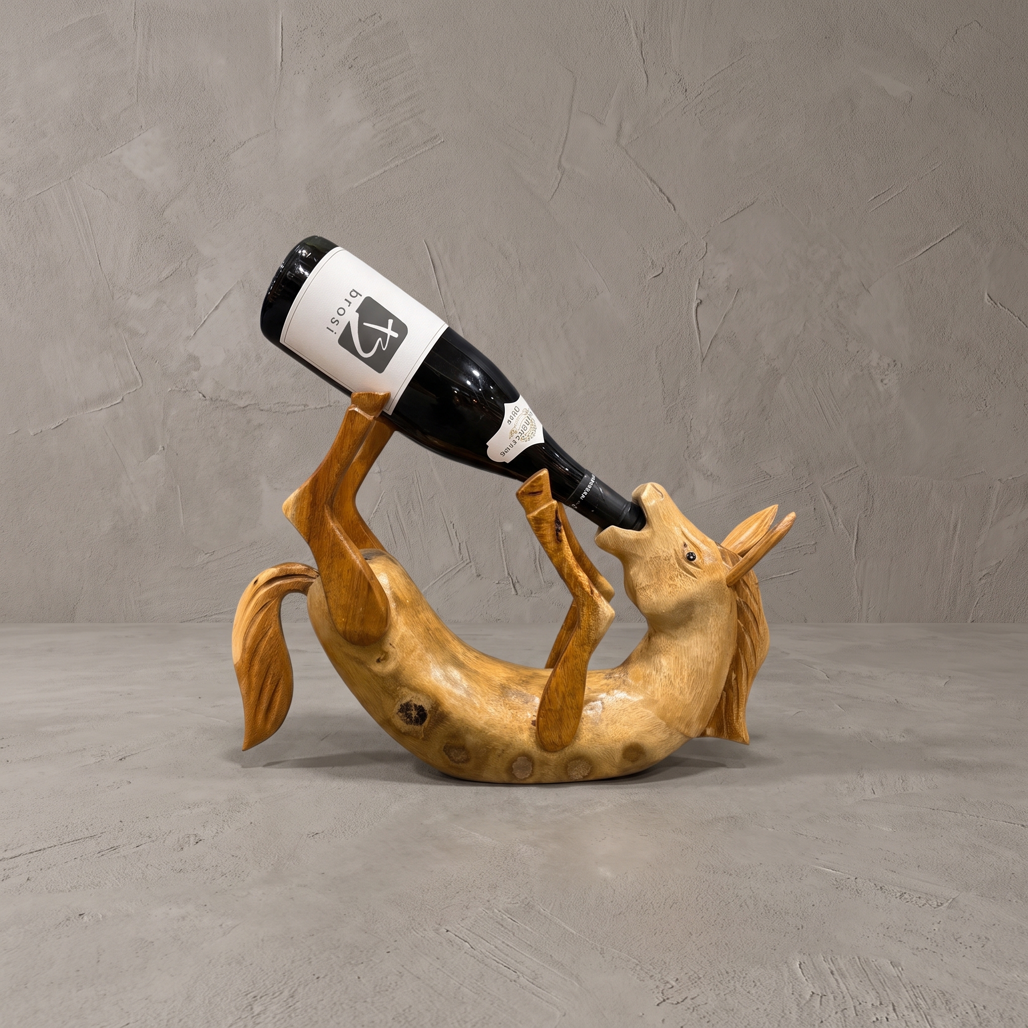 Bamboo drunk horse, 40 cm long