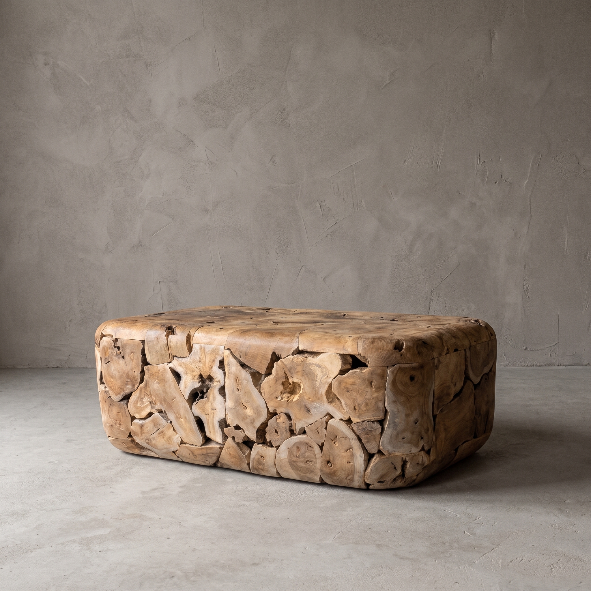Gabri rectangular teak coffee table - World of Brosi