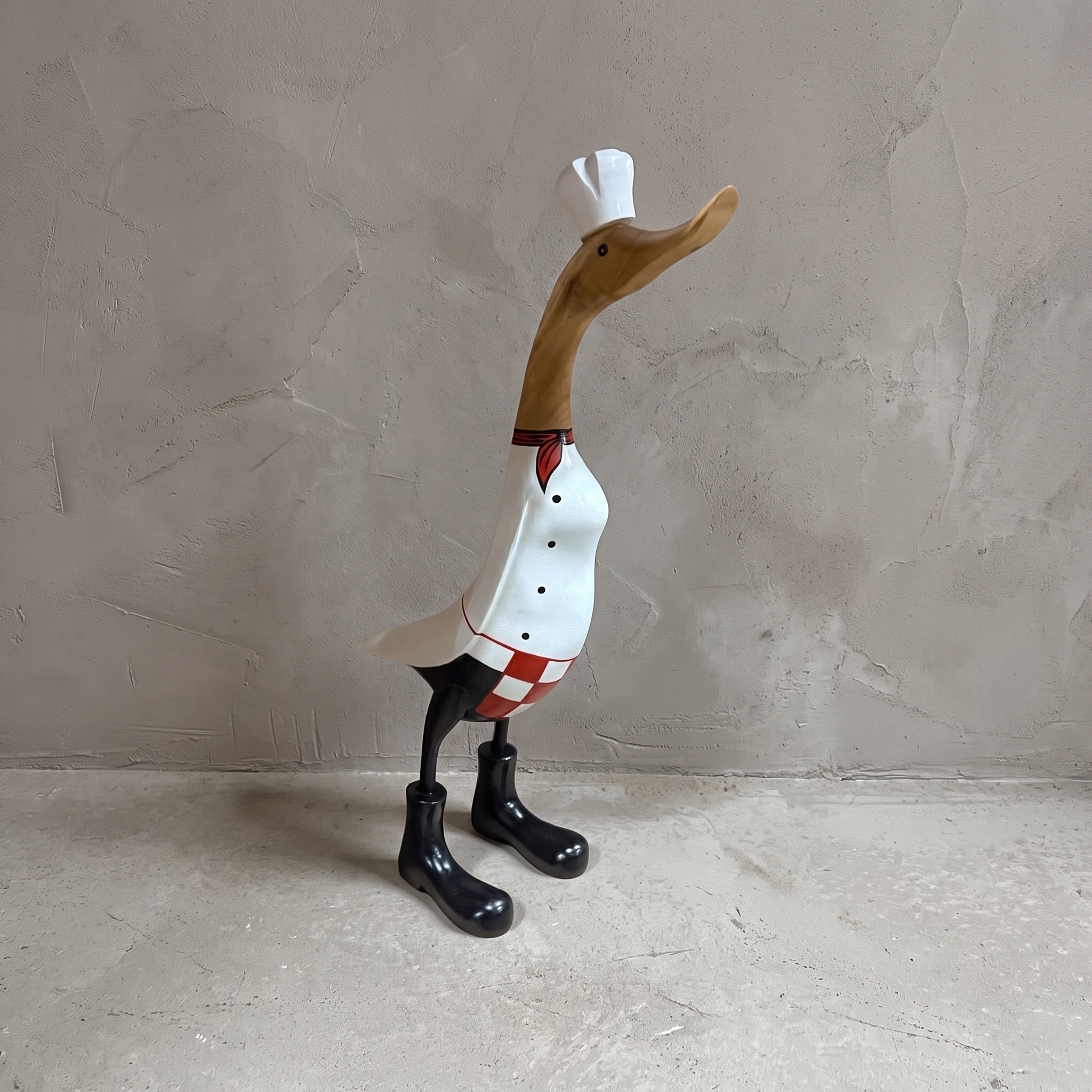 Bamboo duck, chef, 50 cm high