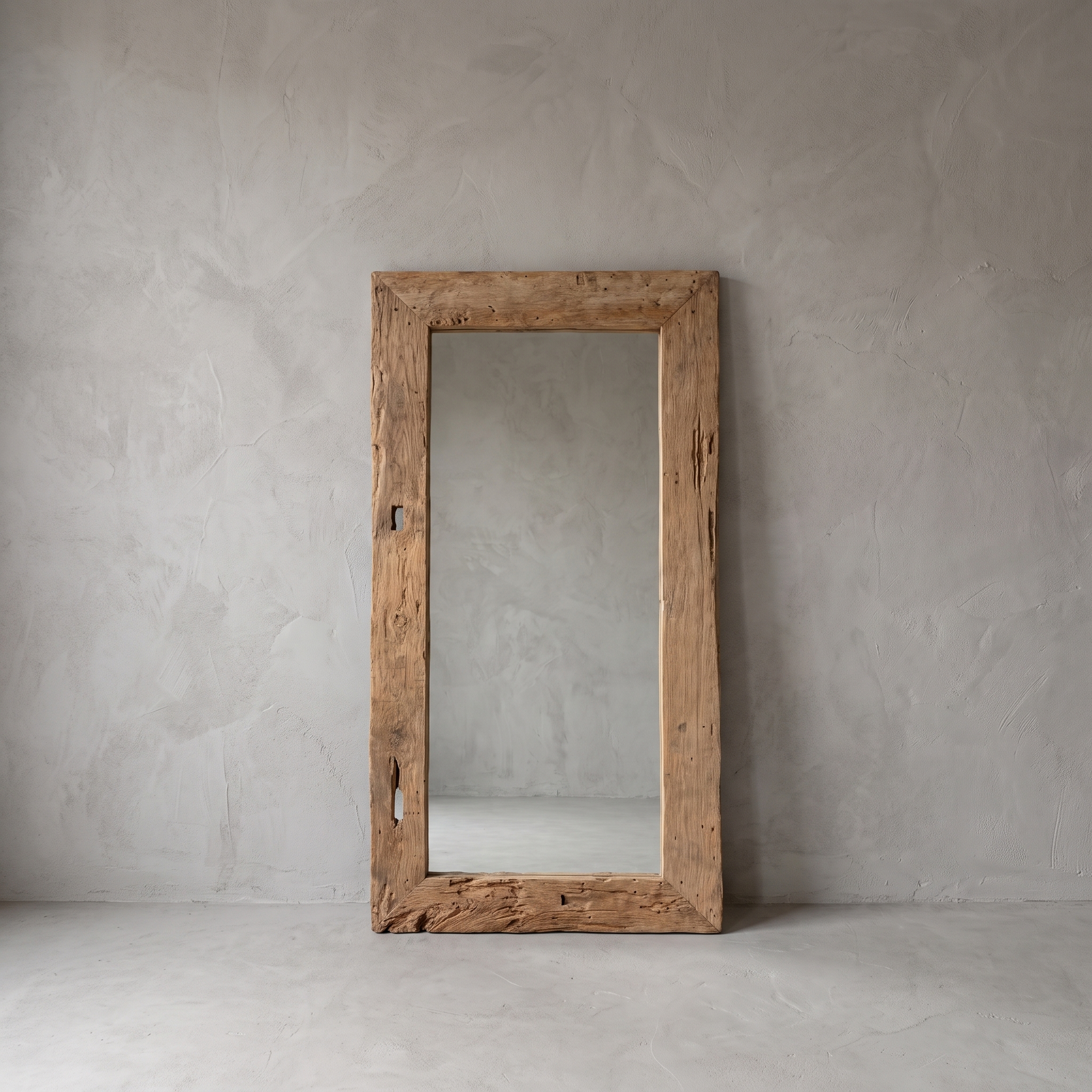 Rey teak mirror
