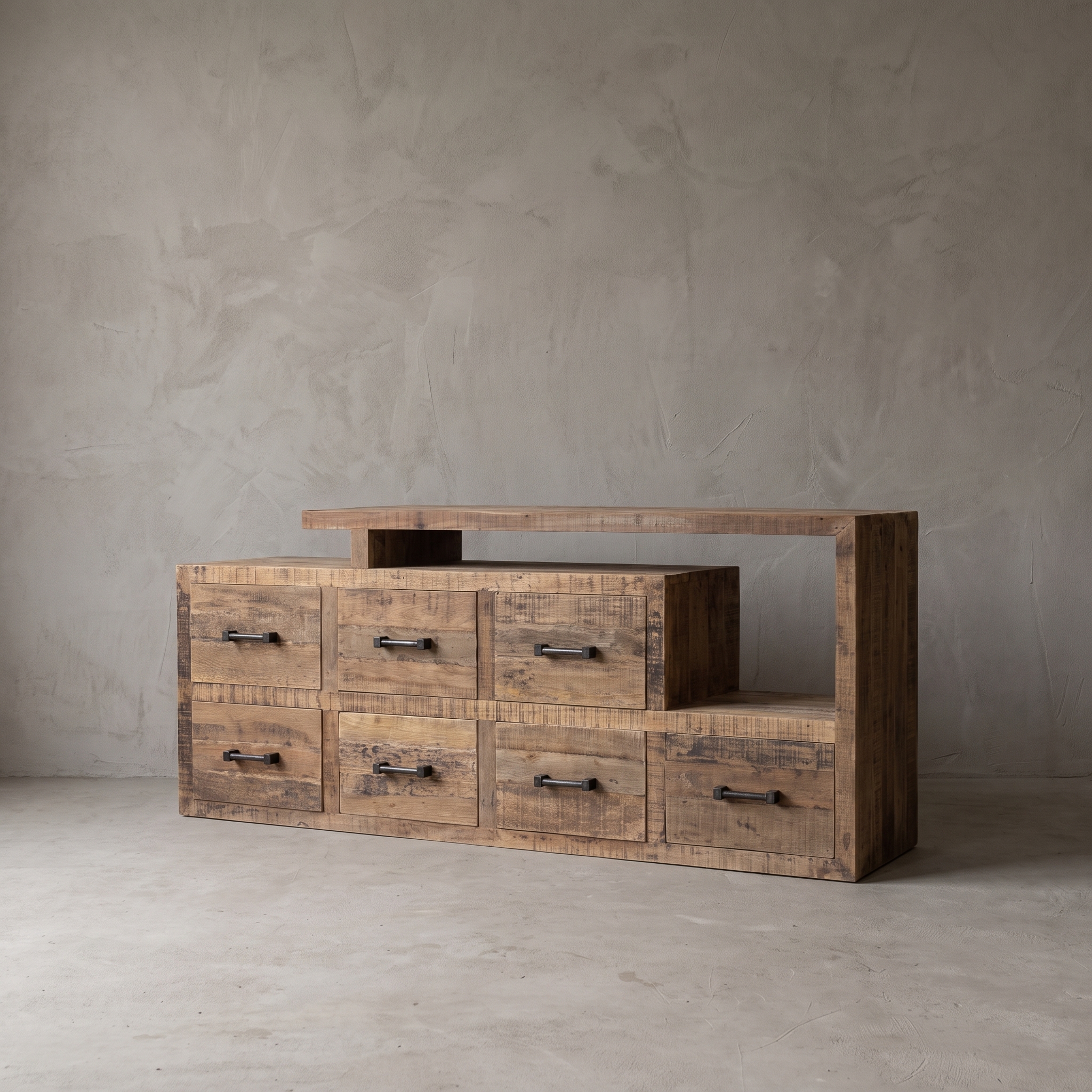 Sideboard Solid Recycling-Hartholz