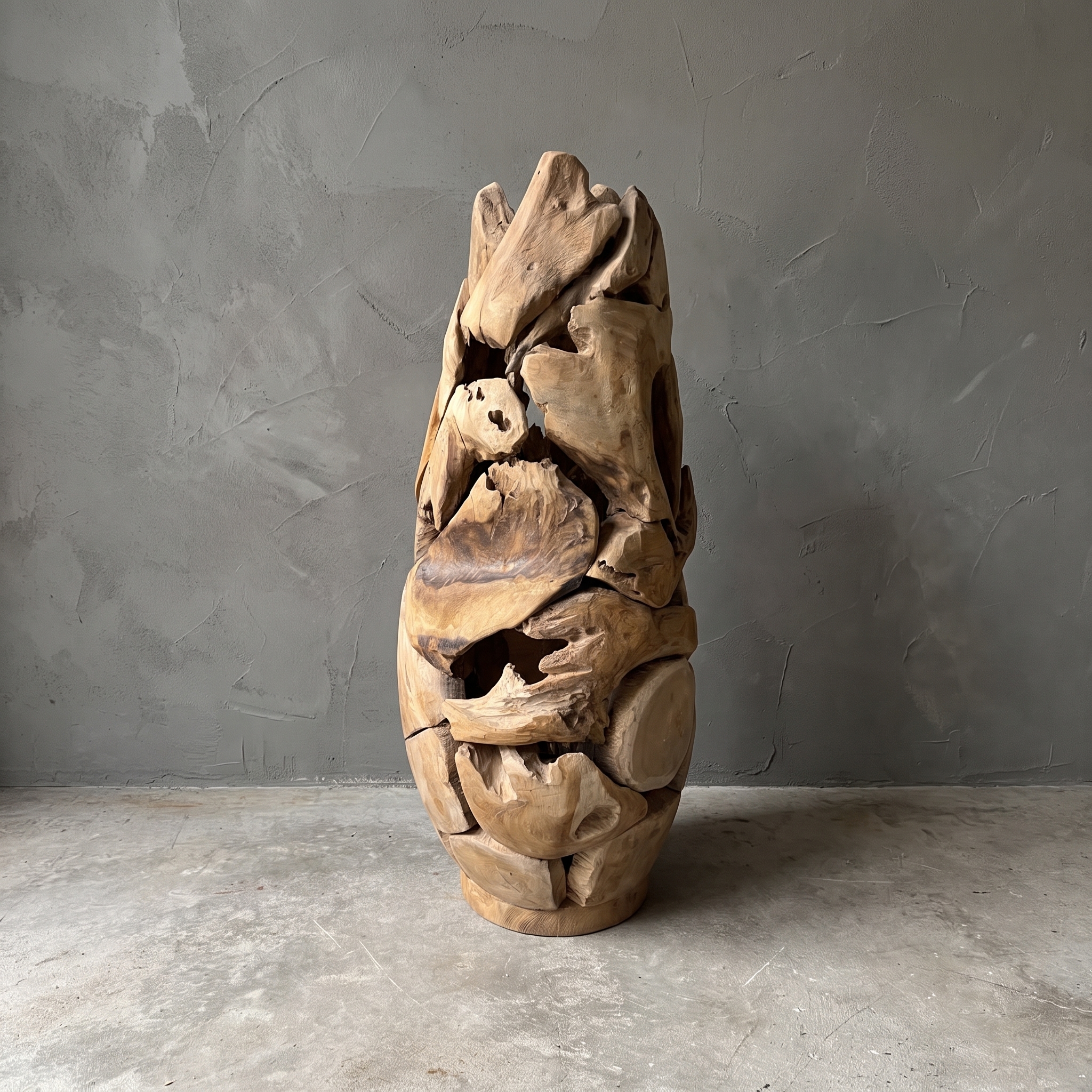 Krawang teak lamp - World of Brosi