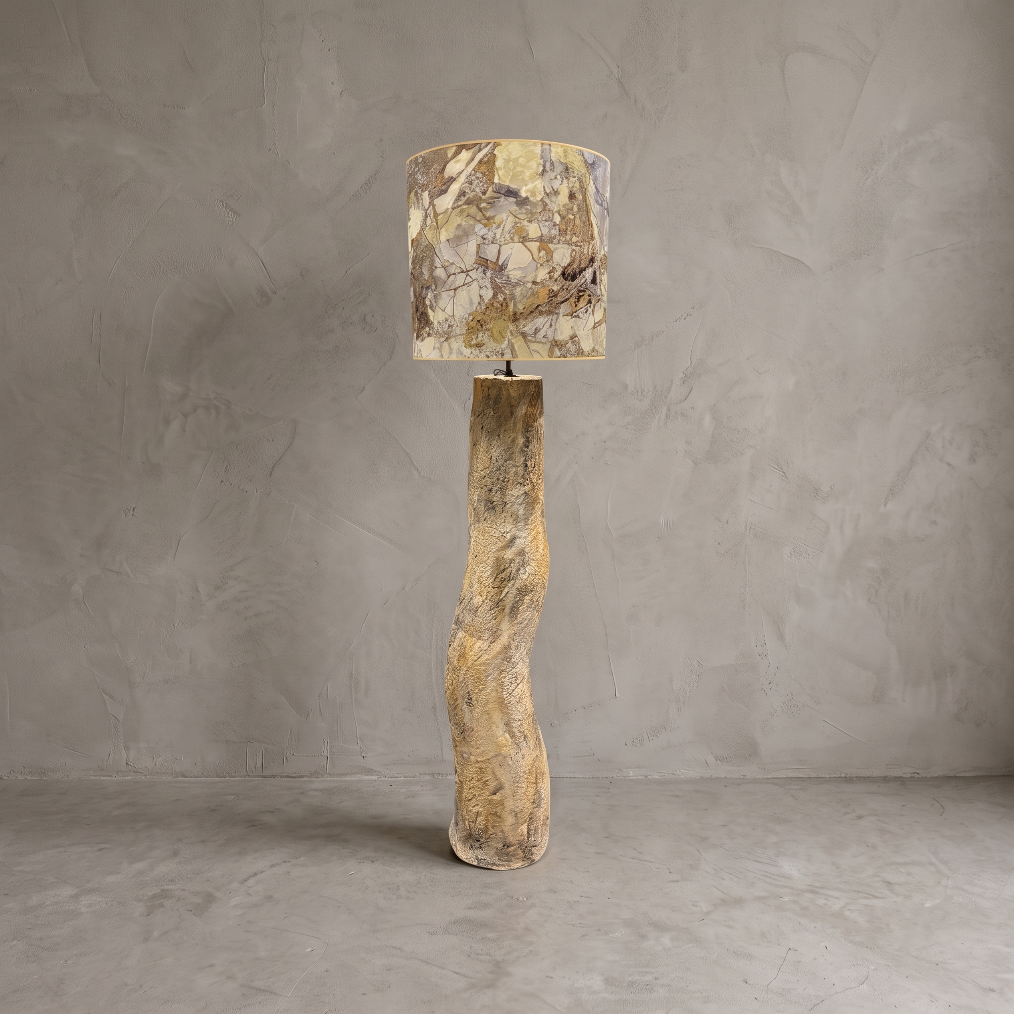 Gurat trunk-shaped lamp base