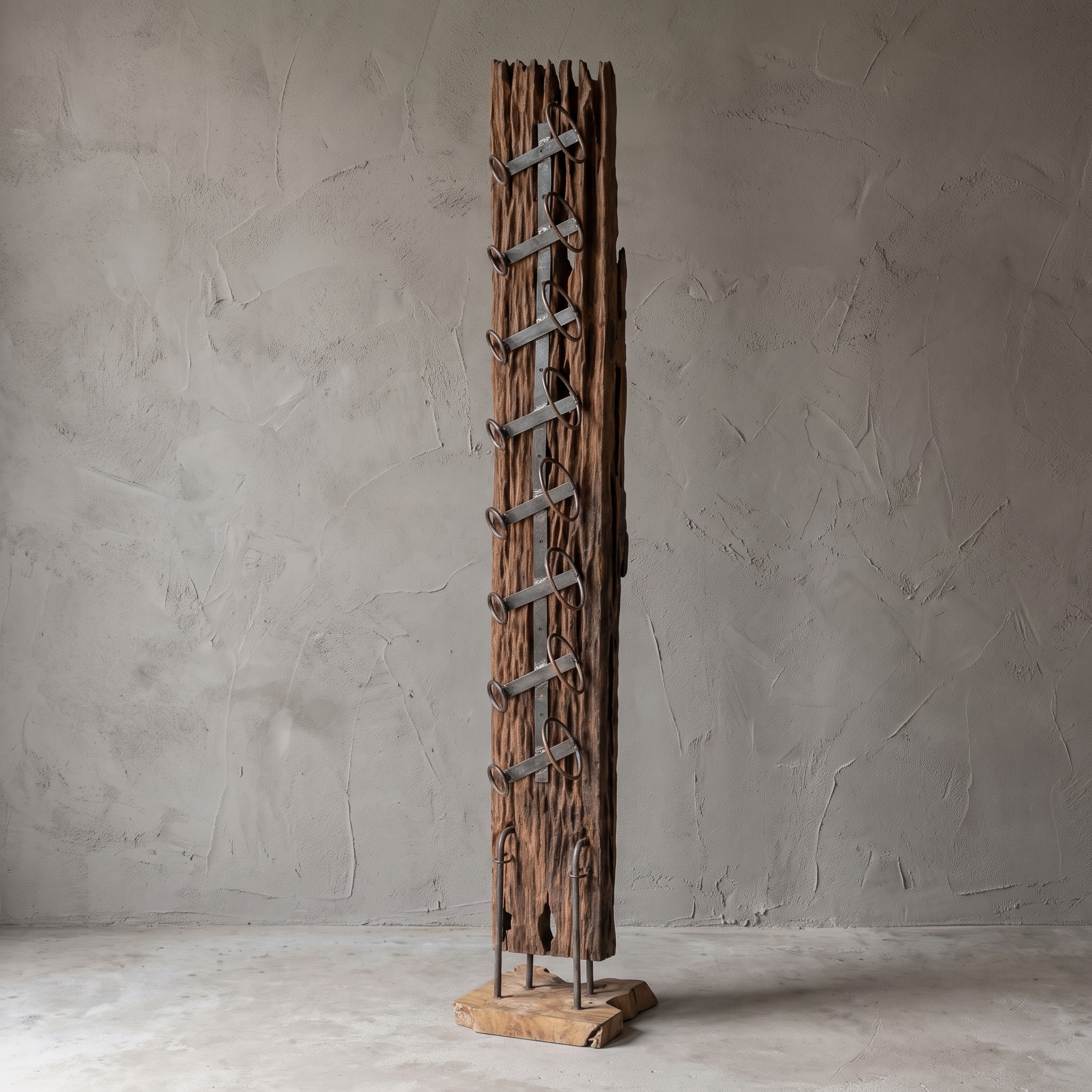 Java hardwood wine rack 190 cm - World of Brosi