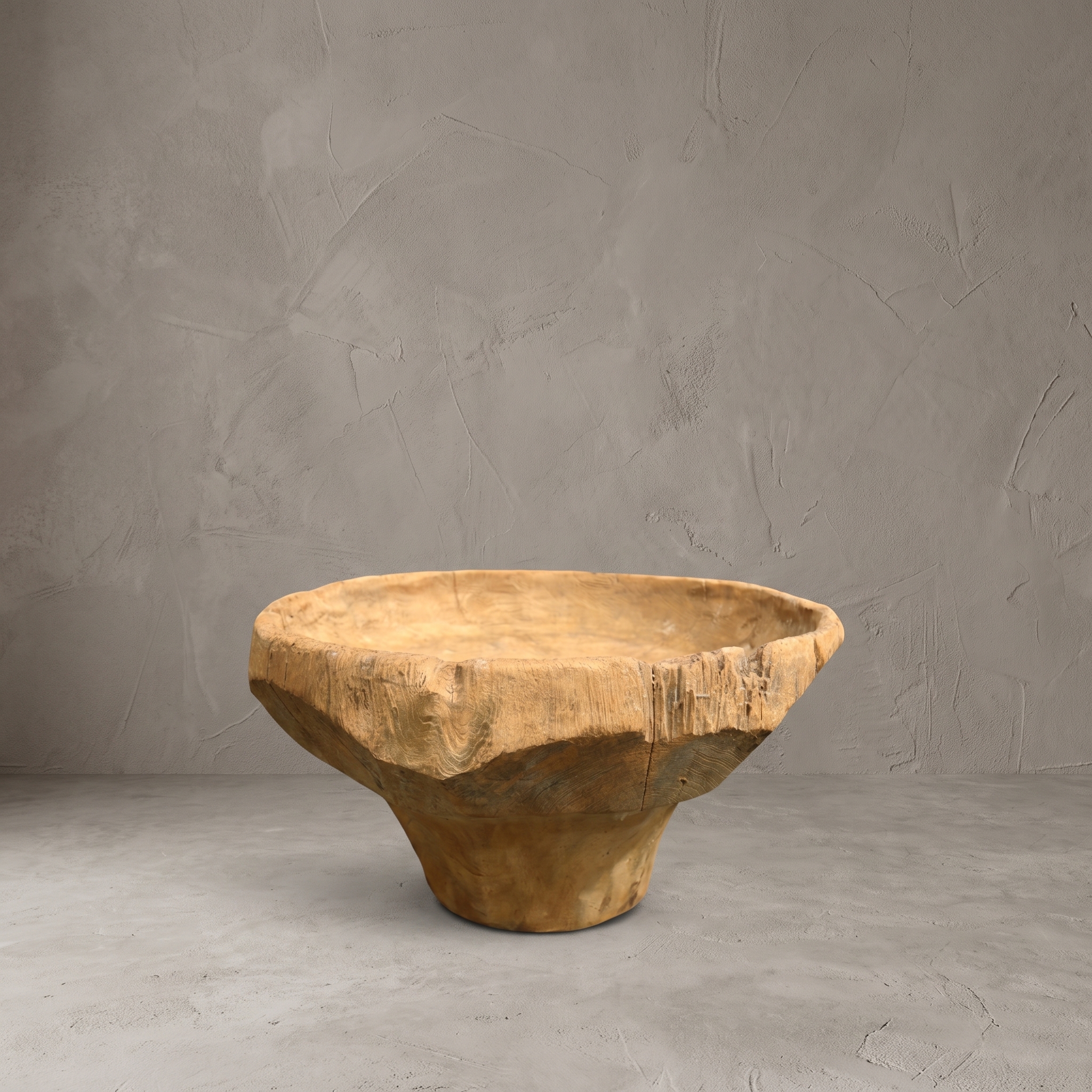 Rey reclaimed teak pedestal bowl 45 cm
