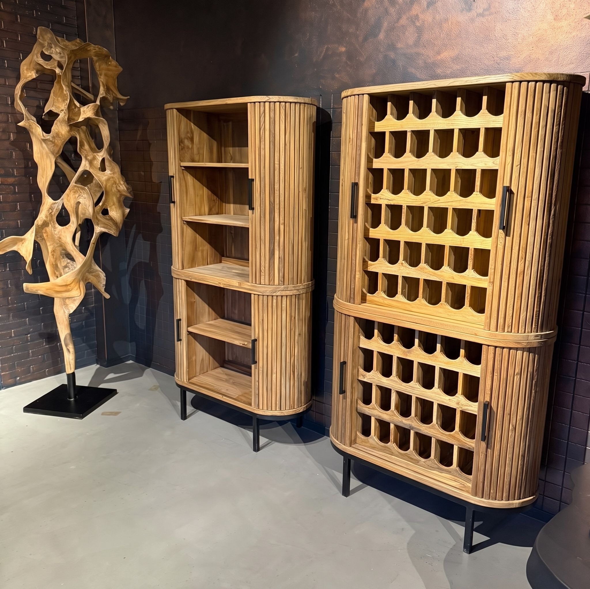 Cakra tall wine cabinet - World of Brosi