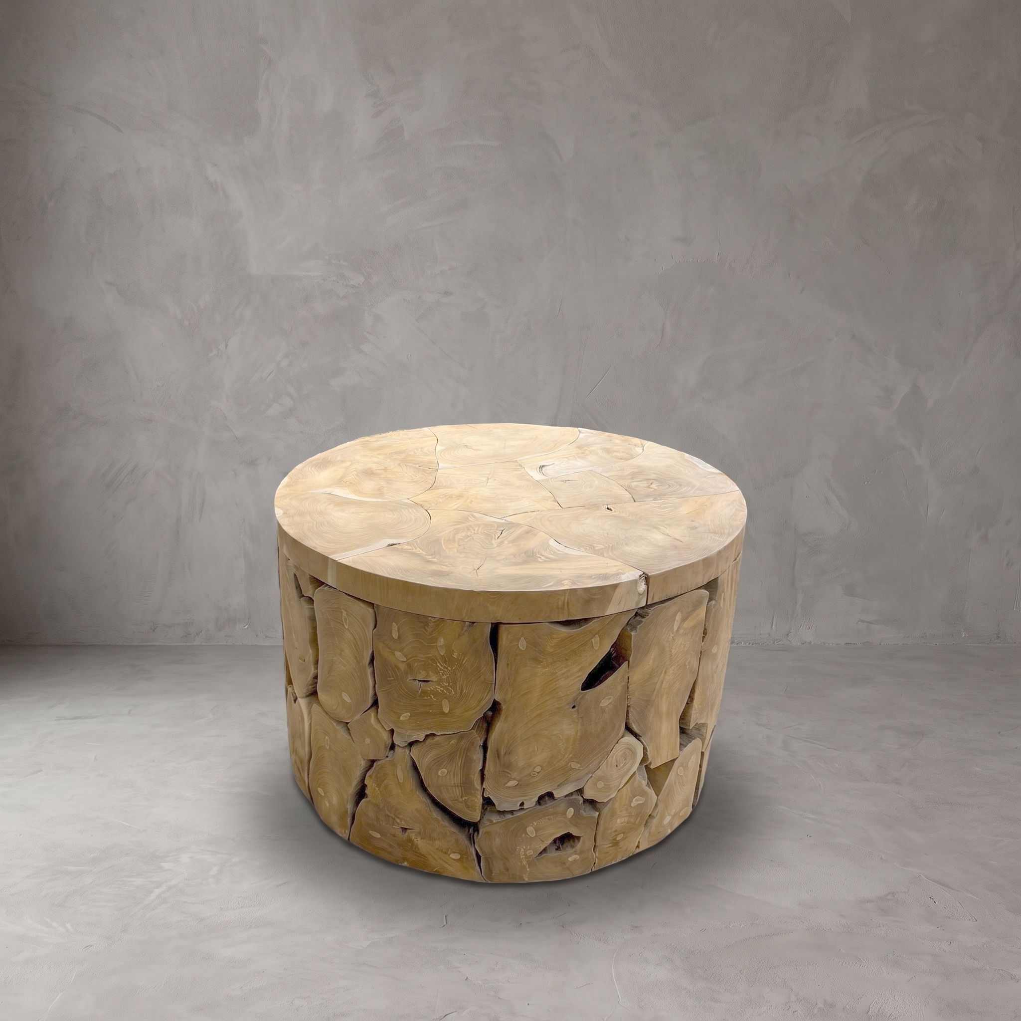 Couchtisch Pandu aus Teak, rund - World of Brosi