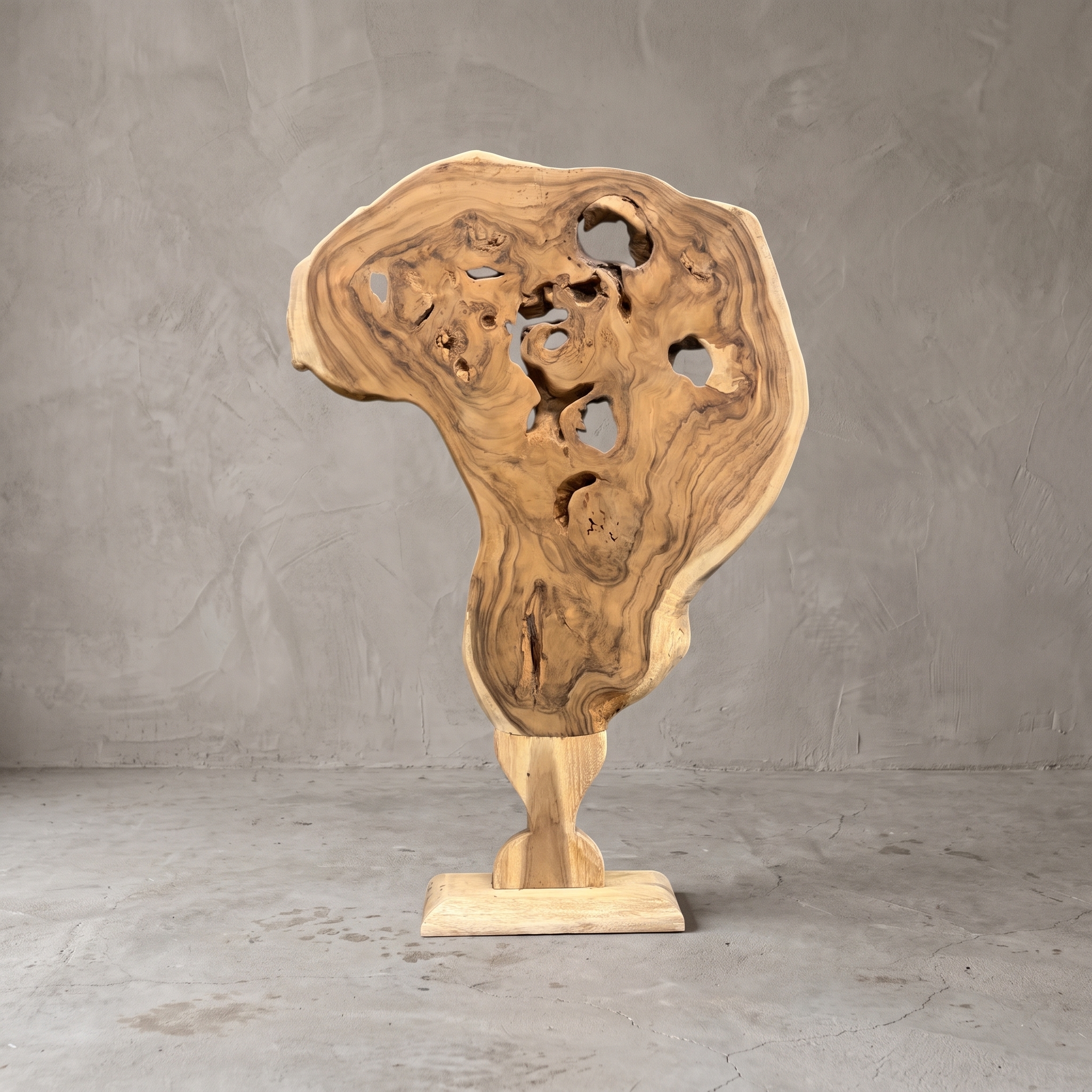 Suar Dekoobjekt auf Sockel 130 cm