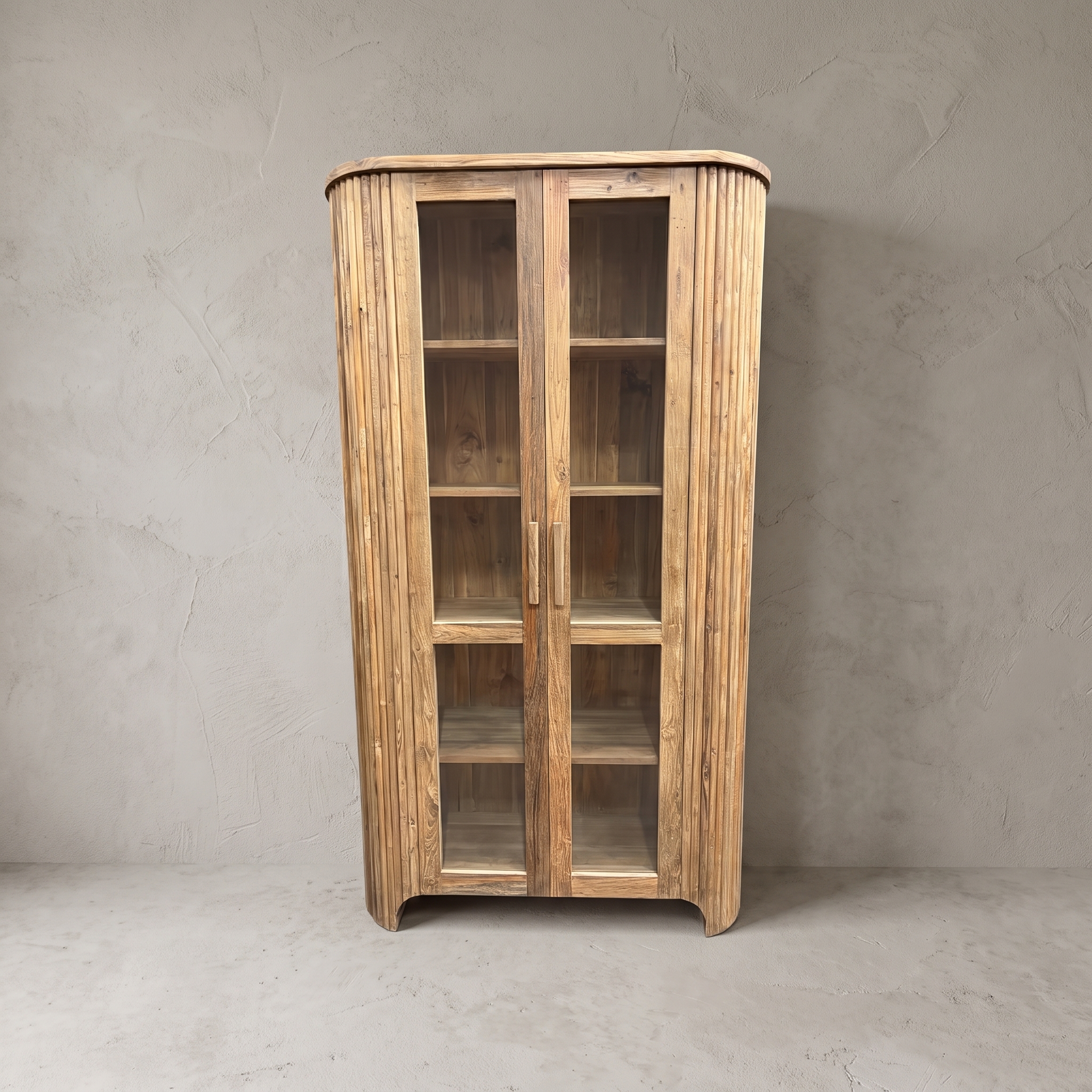 Teakholz-Vitrine Bailar - World of Brosi