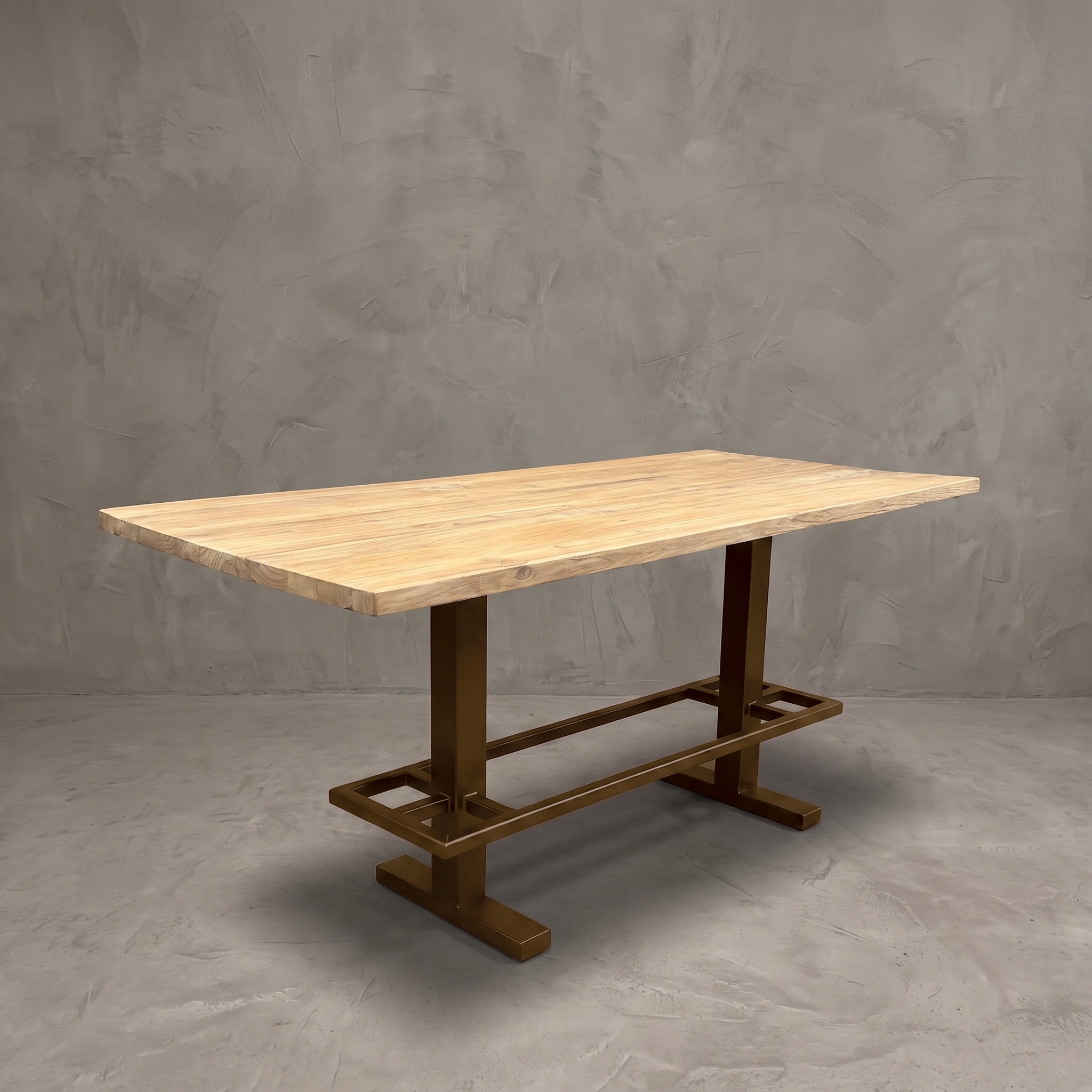 Tafelblad Kulitan van gerecycled teak (Teca reciclada) - World of Brosi