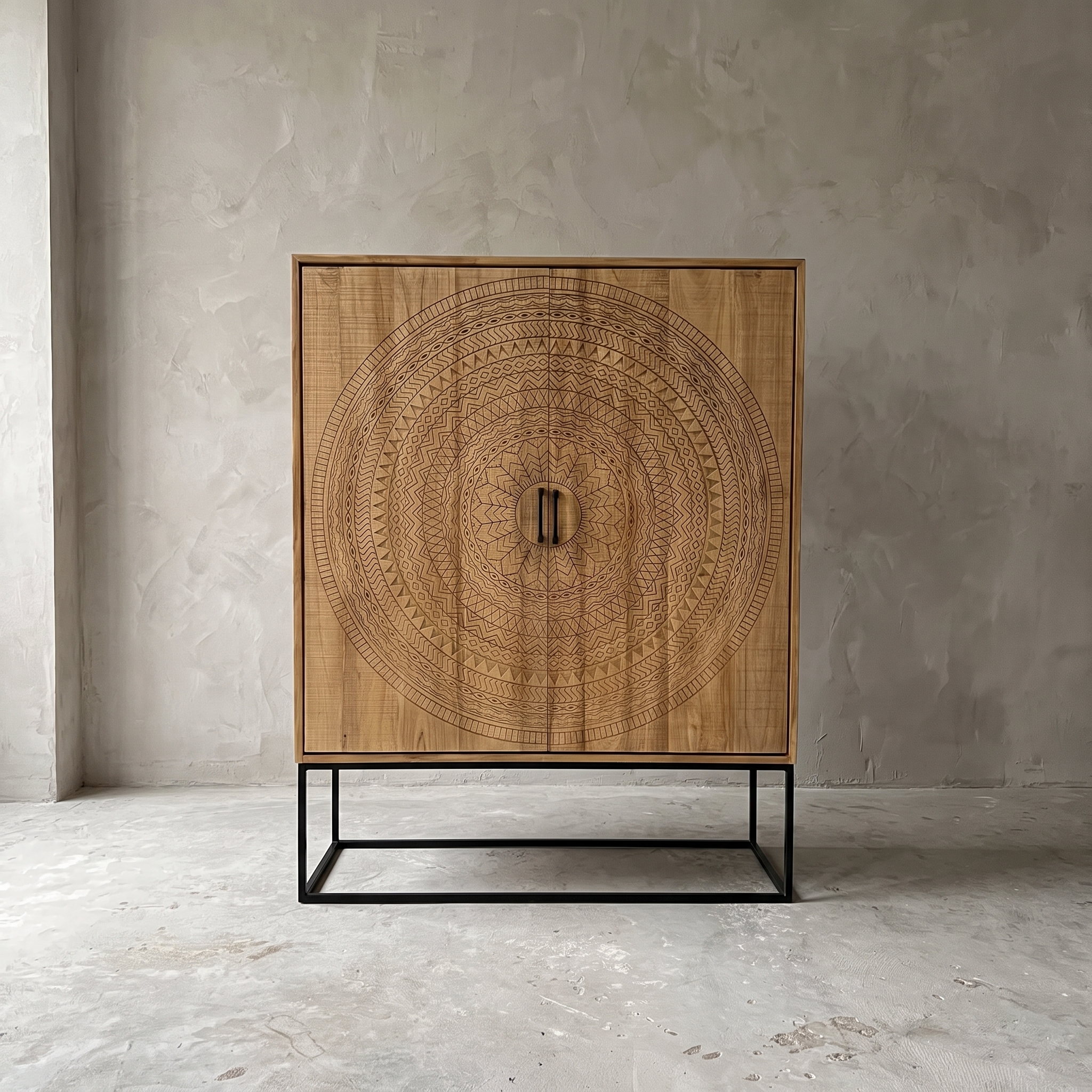 Schrank Intan Round Teakholz - Mokana Furniture