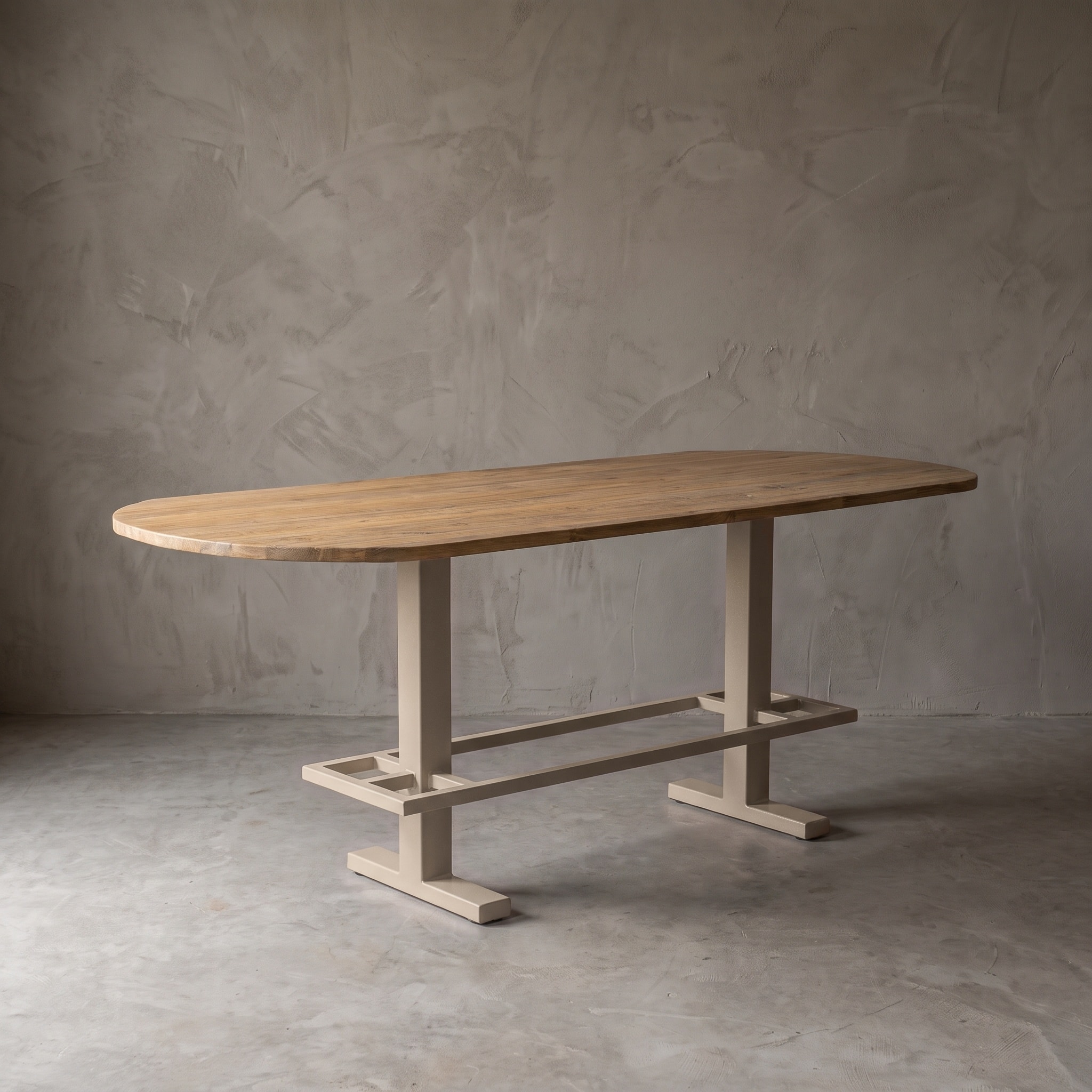 Bartisch Donny oval mit Metallgestell - World of Brosi