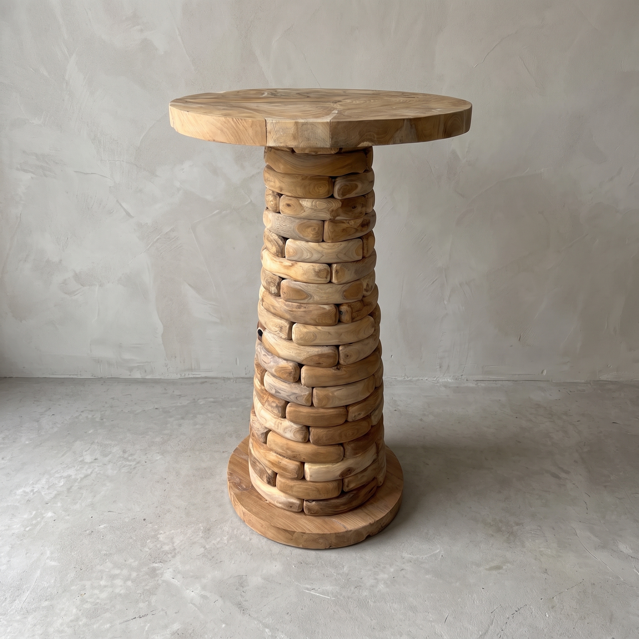 Bartafel Sem rond teakhout 110 cm - World of Brosi