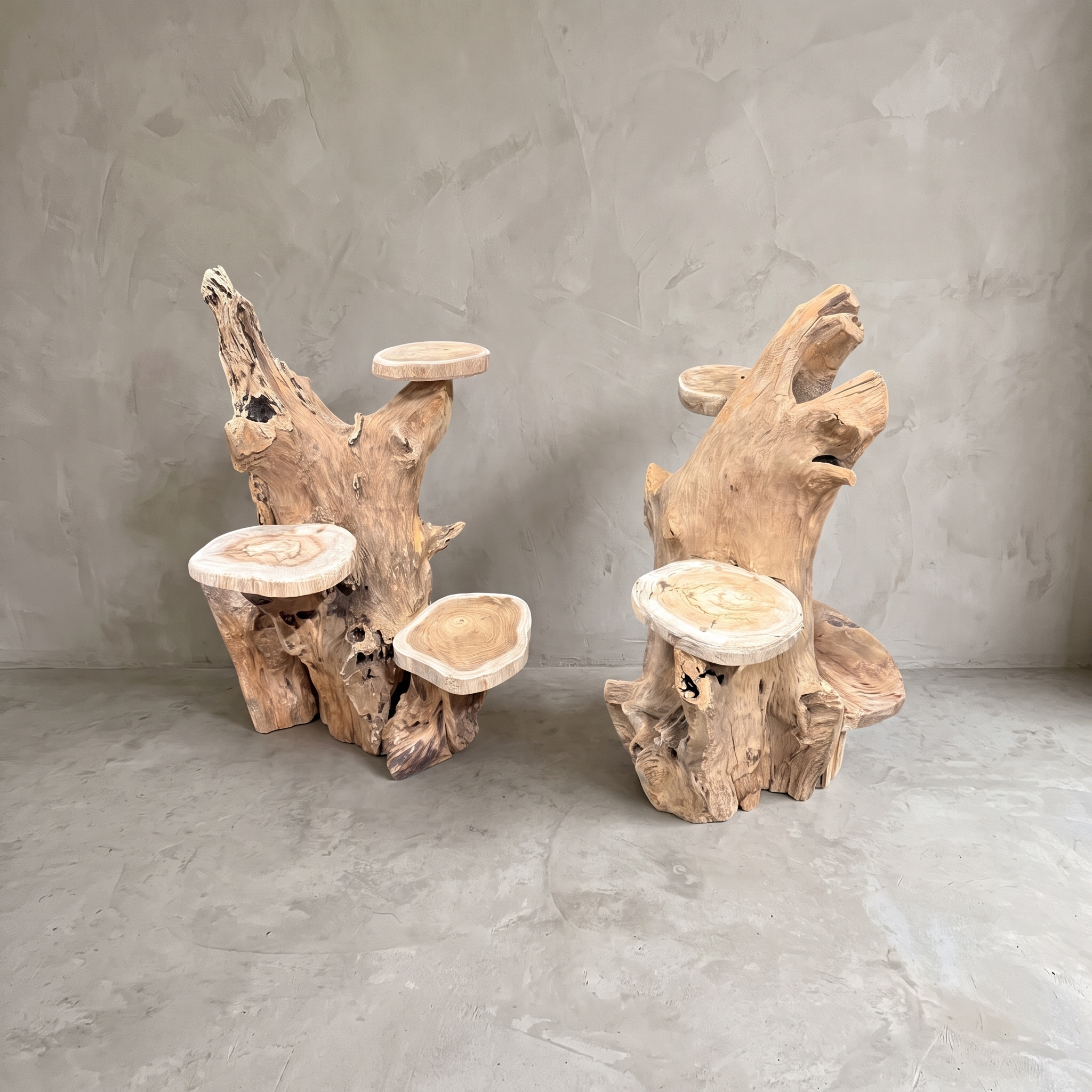 Etagere Roots wortelhout