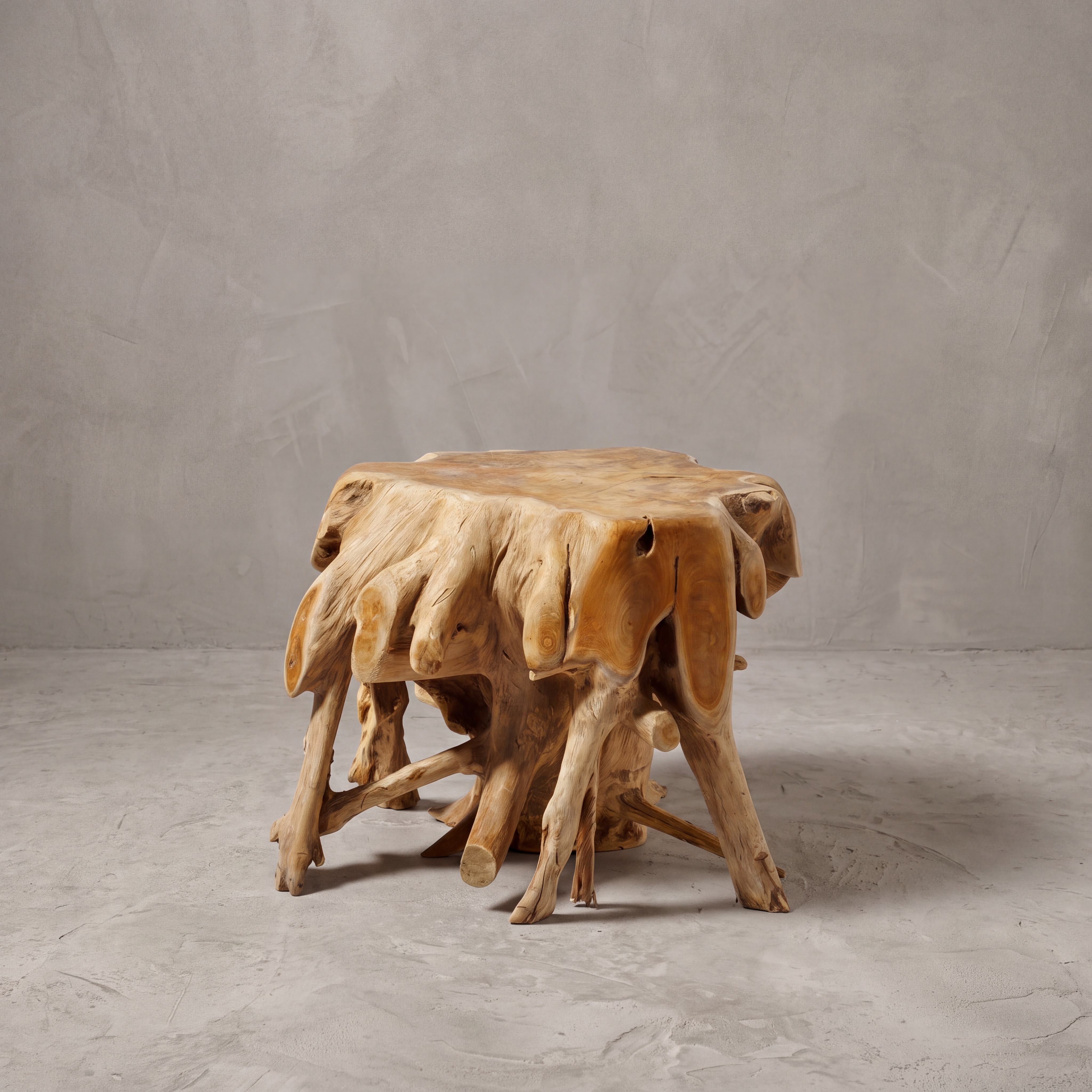 Amazones Broll teak root coffee table - World of Brosi