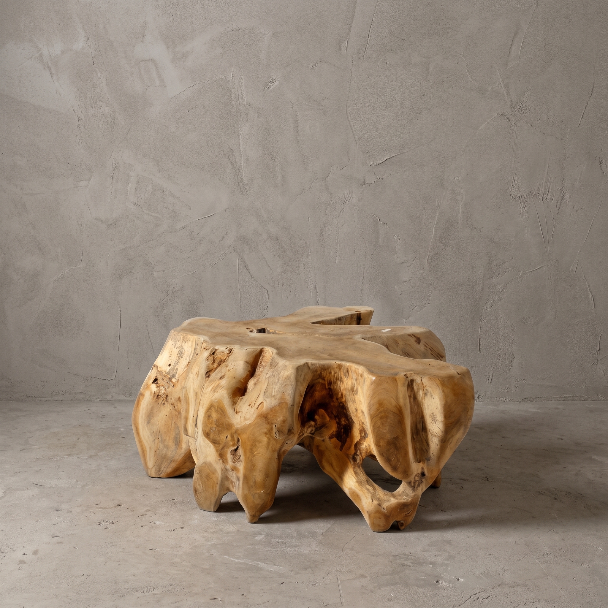 Amazones Broll teak root coffee table - World of Brosi