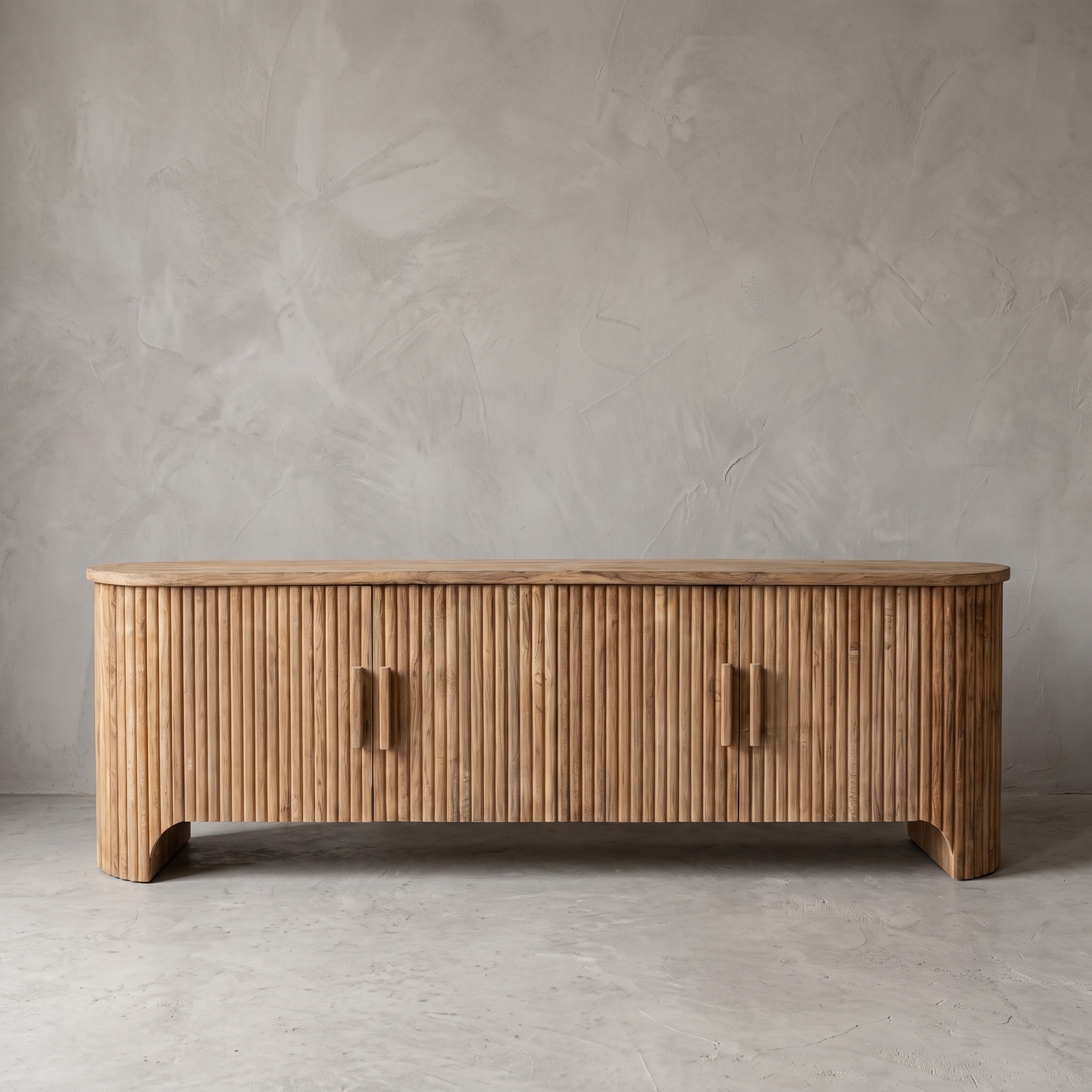TV-Sideboard Bailar aus Teakholz - World of Brosi