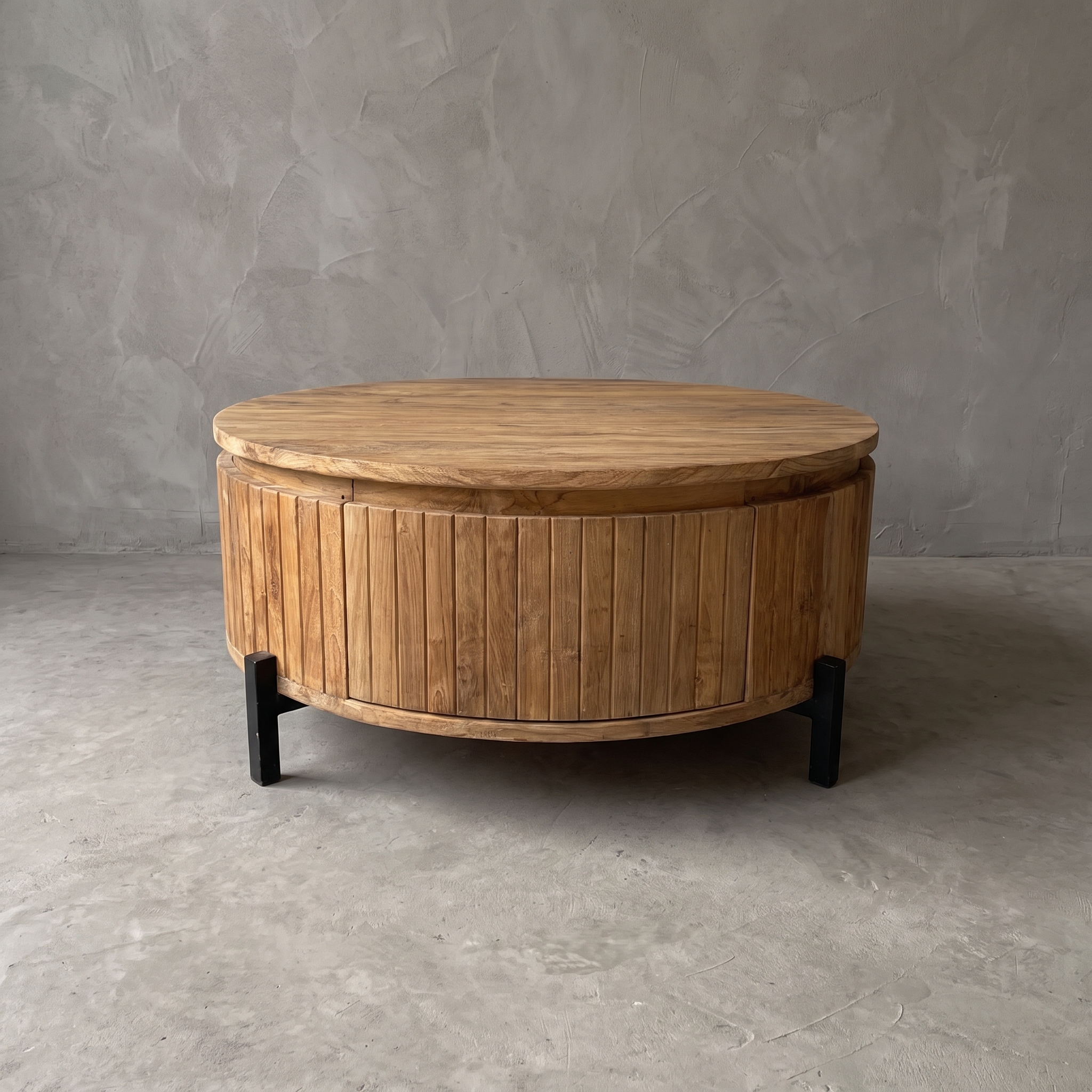 Couchtisch Cortese Teak rund - World of Brosi