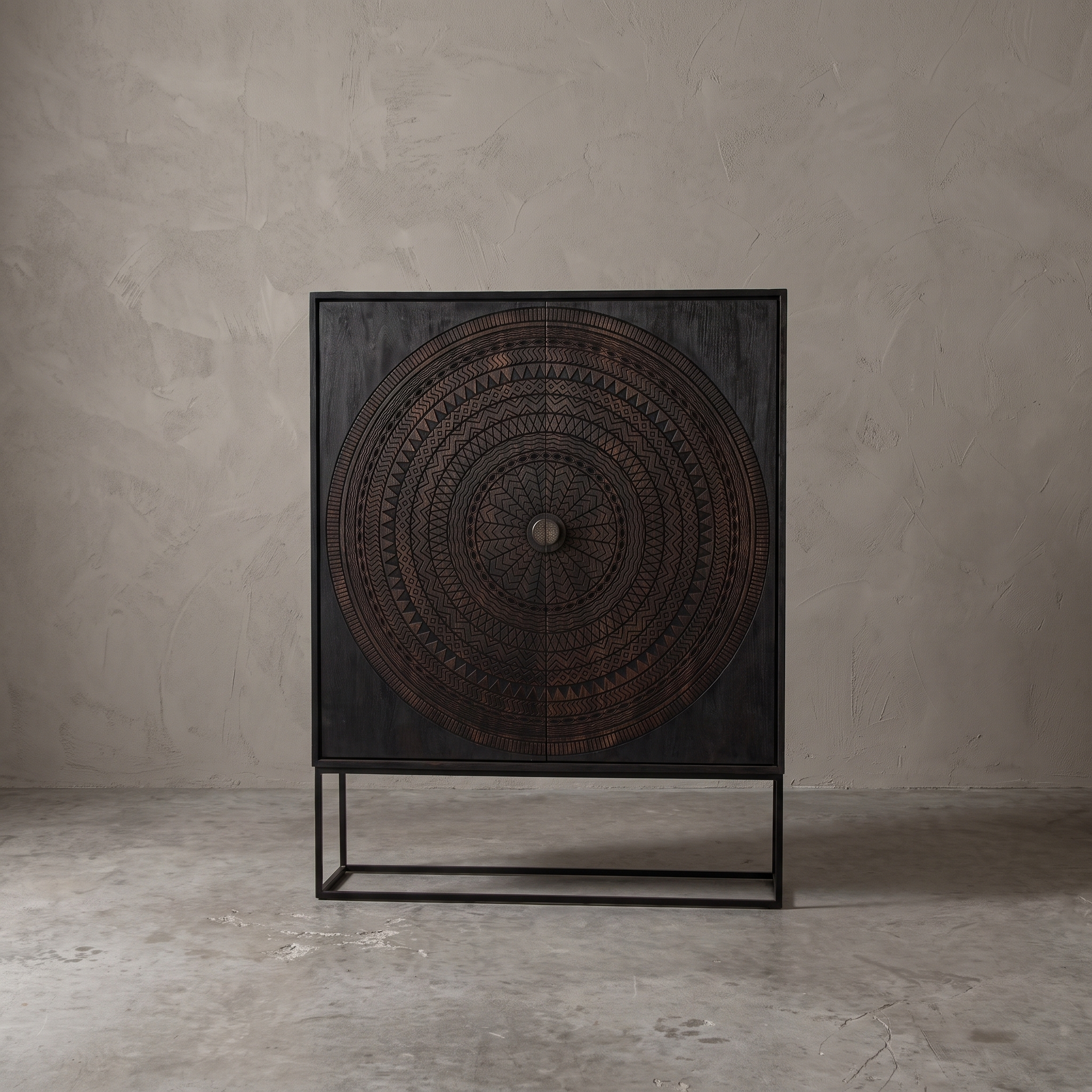 Schrank Intan Round Teakholz - Mokana Furniture