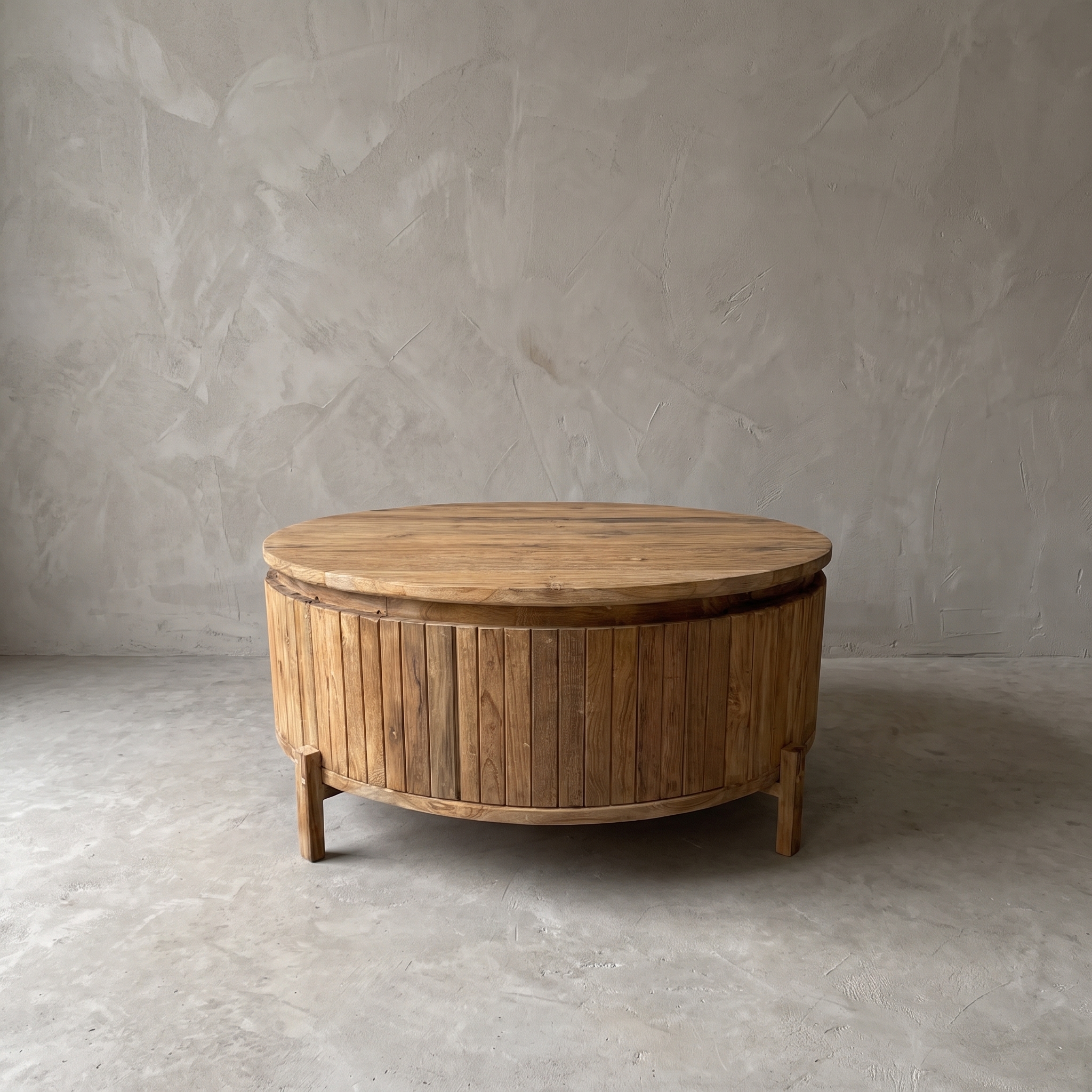 Couchtisch Cortese Teak rund - World of Brosi