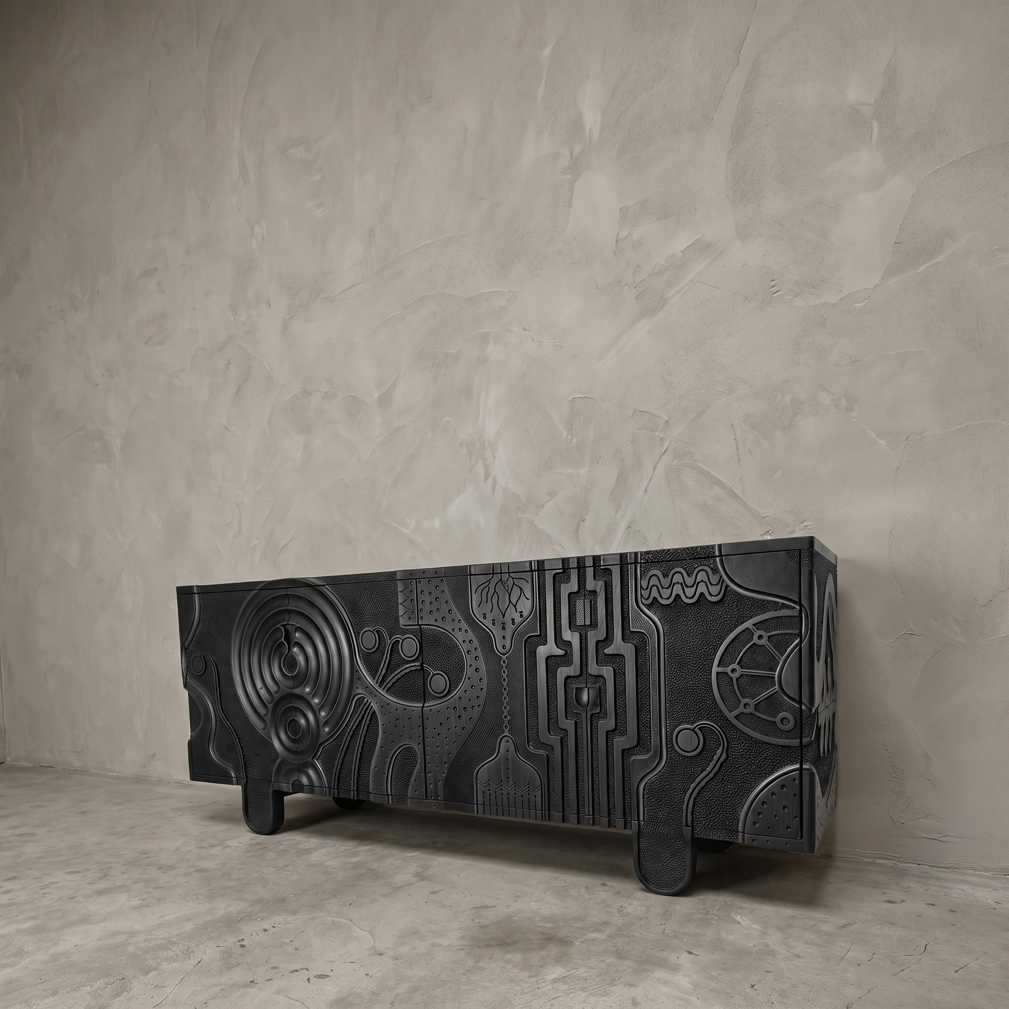Sideboard Graphic (Teakholz, Braun) - World of Brosi