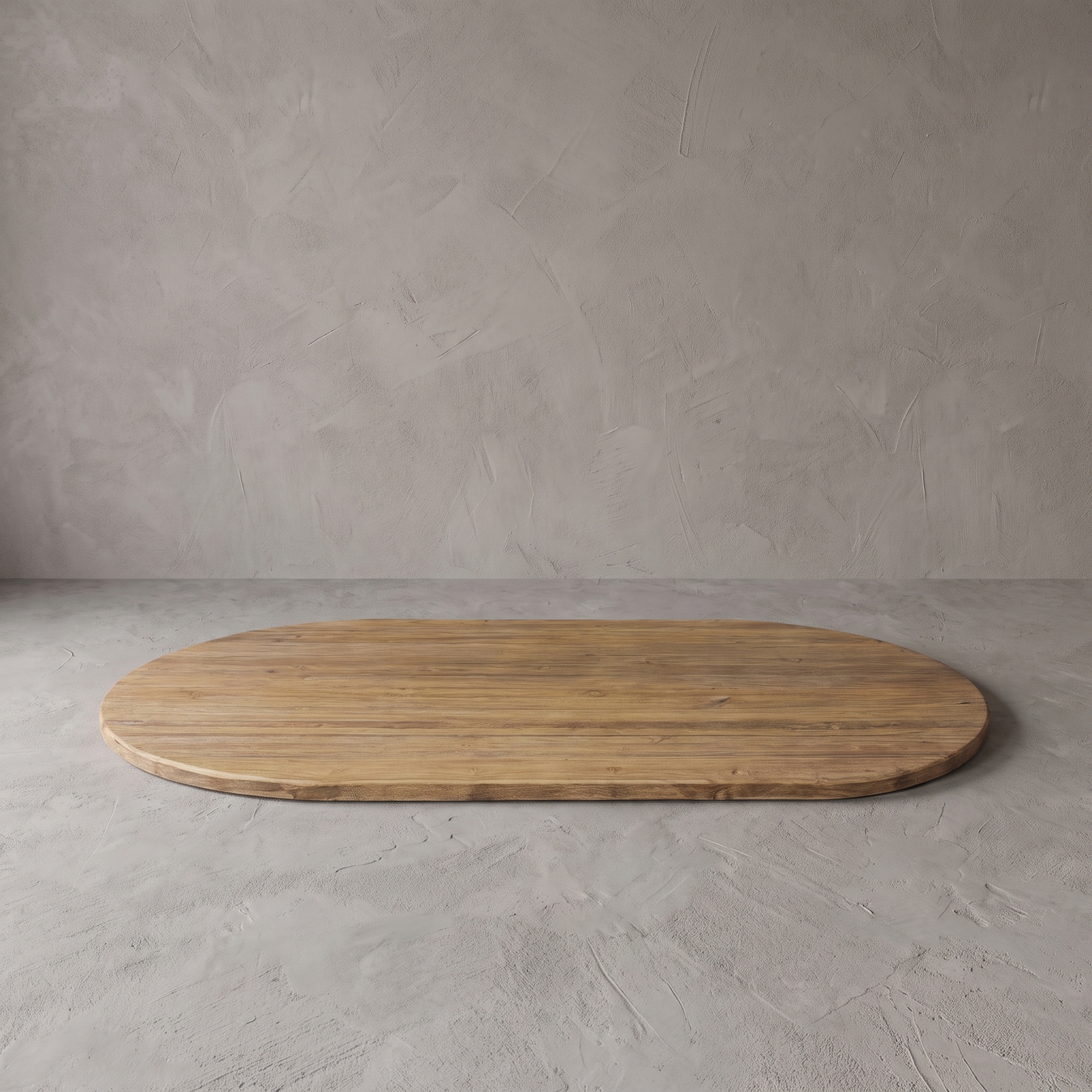 Tischplatte Donny aus Teak, oval (Teakholz) - World of Brosi