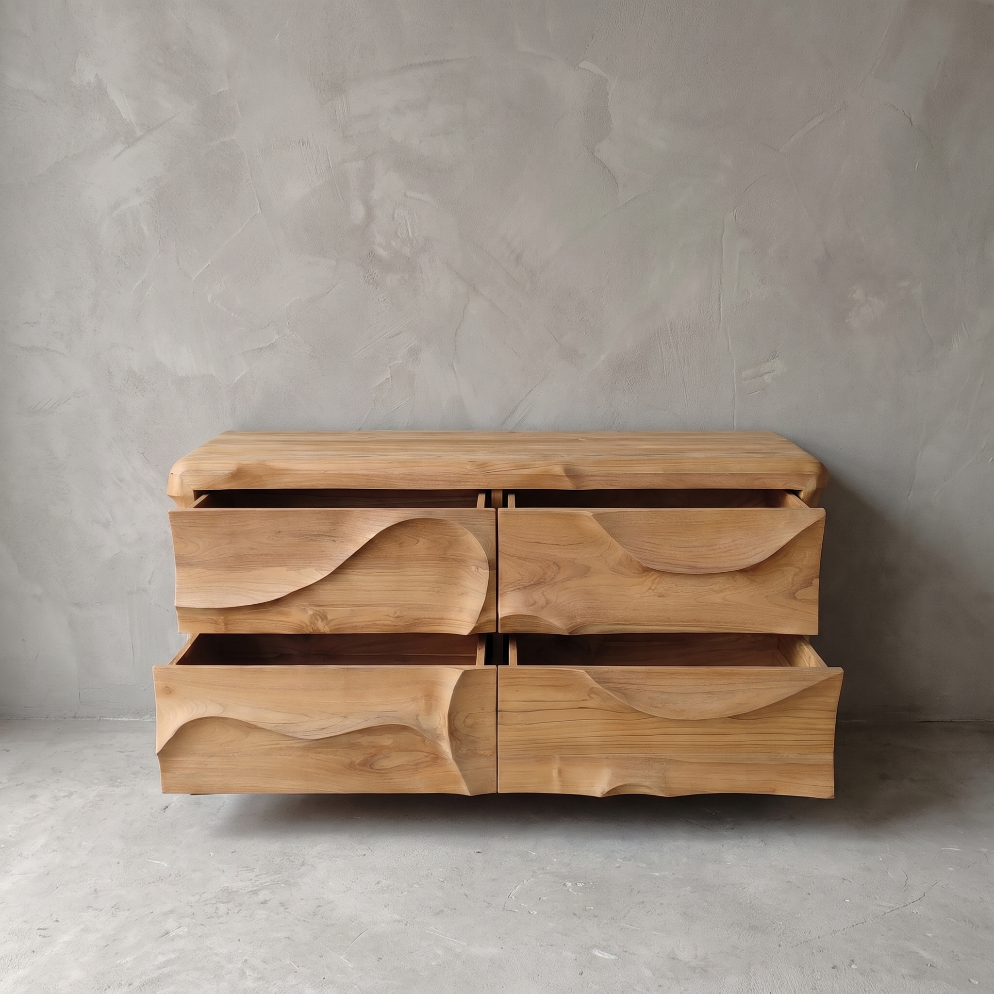 Aparador Nyawa 150cm (Teca, Bruin | Naturel) - World of Brosi