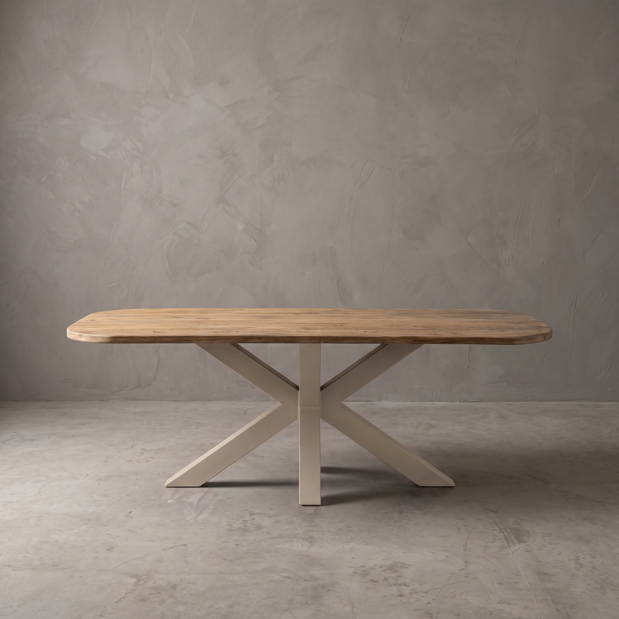 Tafelblad Donny van teak, Deens ovaal (Teakhout) - World of Brosi