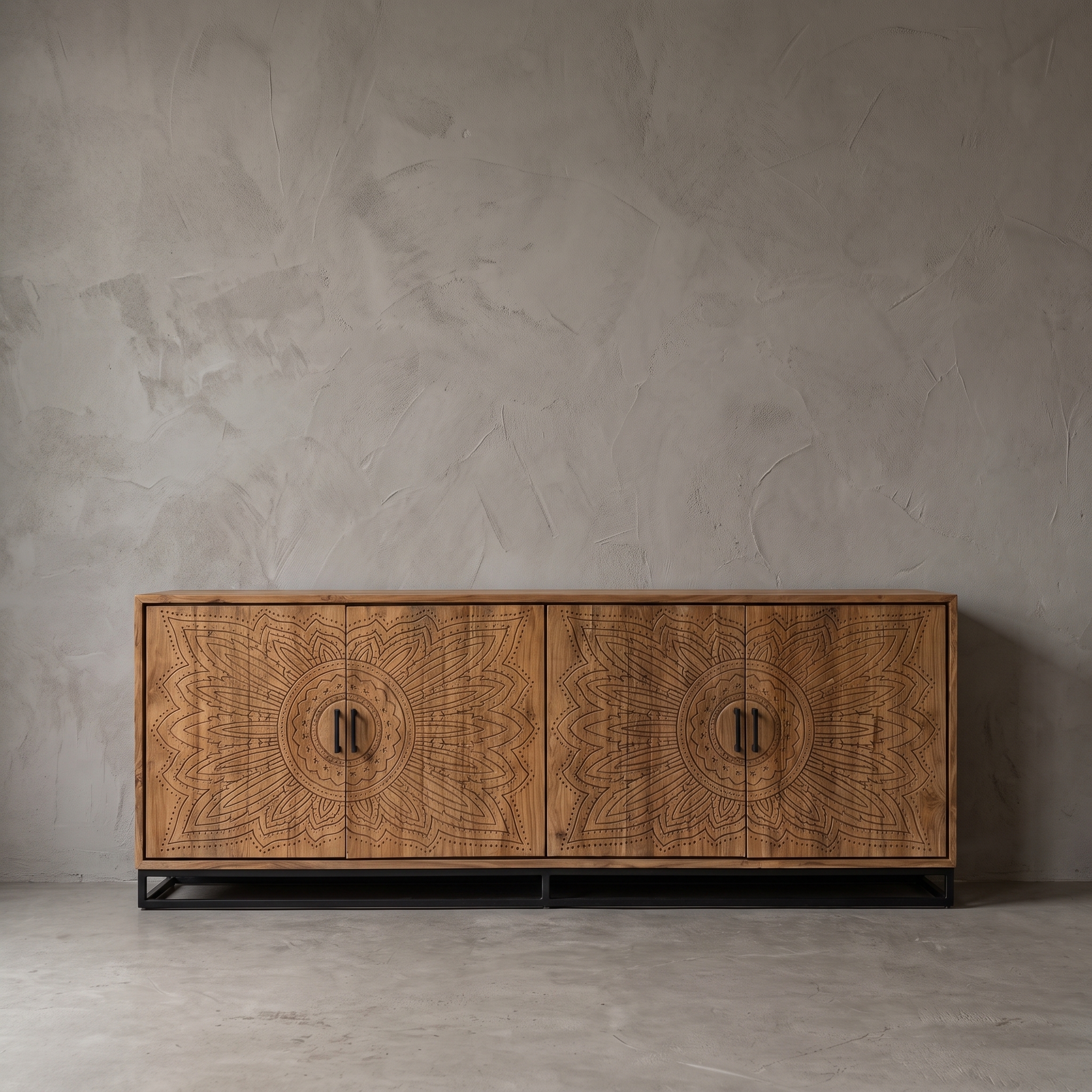 Sideboard Intan Meteor Teakholz dunkel - World of Brosi