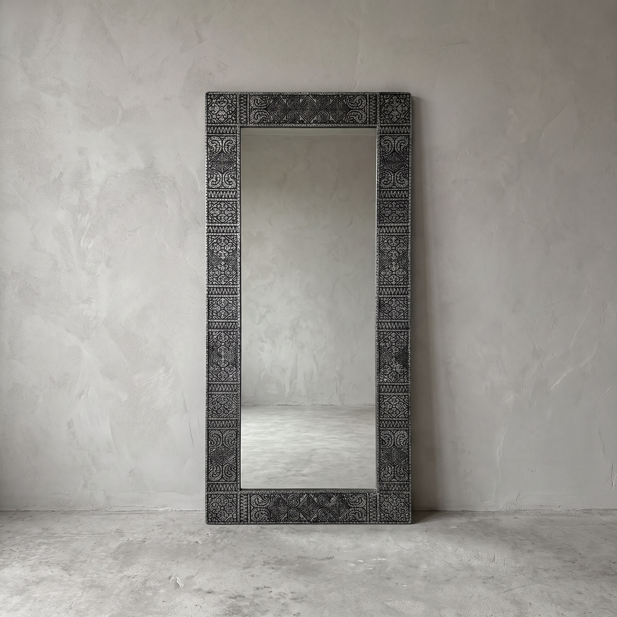 Spiegel Intan aus Teak, 220 cm hoch (Teakholz) - World of Brosi