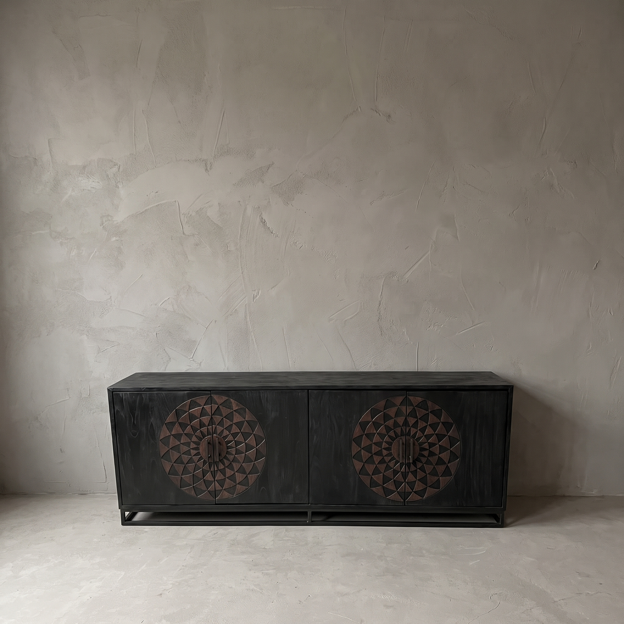 Intan Petok dark teak sideboard - World of Brosi