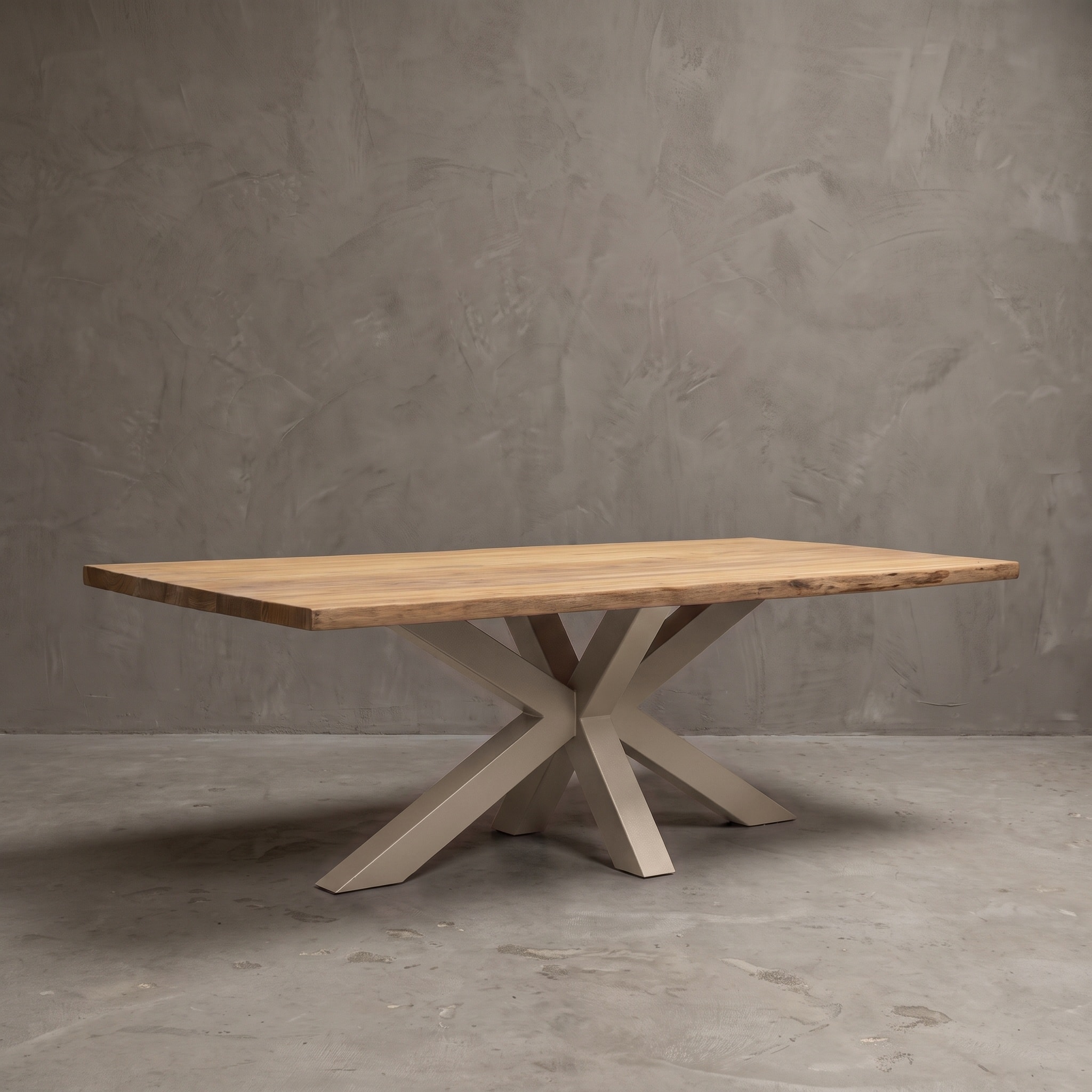 Tafelblad Kulitan van gerecycled teak, brede planken (Teca reciclada) - World of Brosi