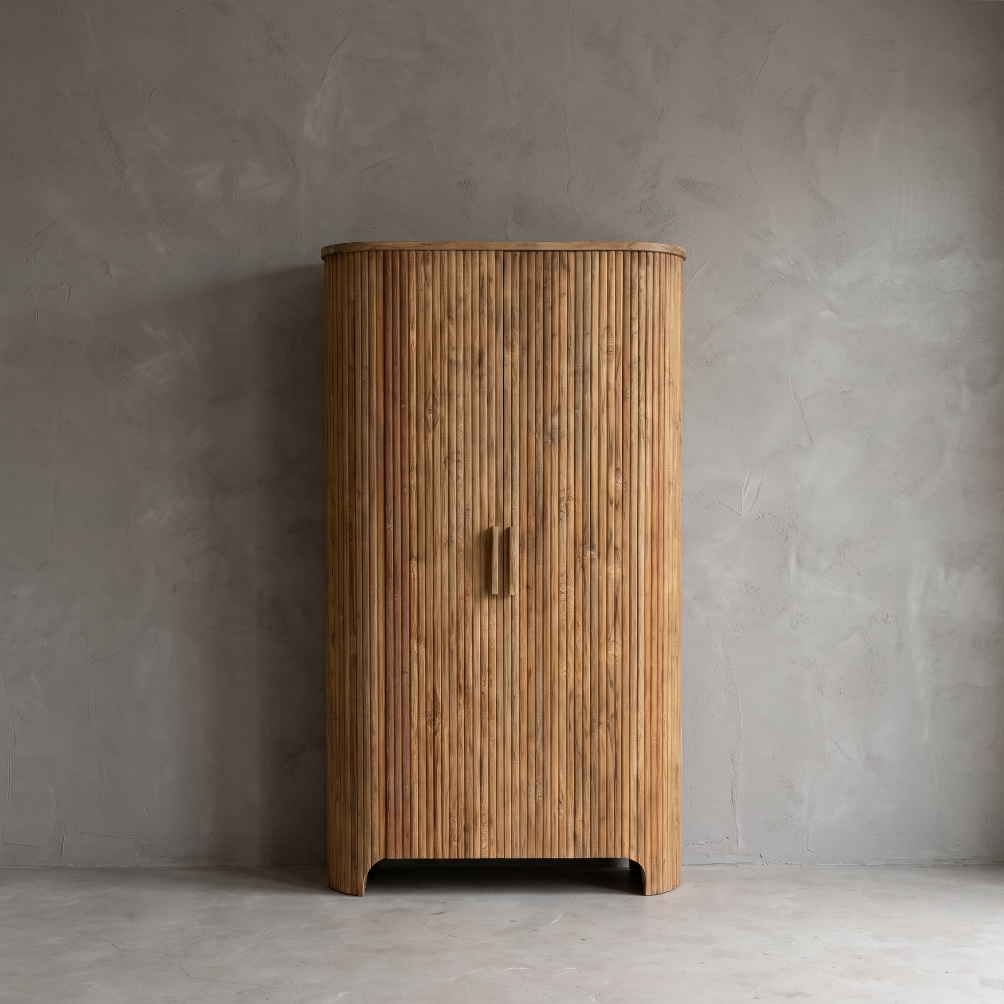 Hochschrank Bailar aus Teakholz (Braun) - World of Brosi