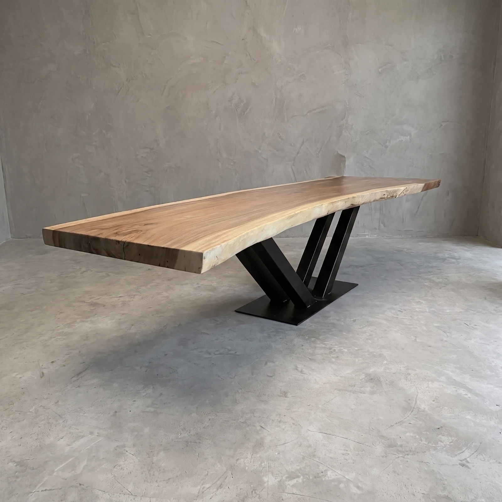 Boomstamtafel suarhout met V-poot