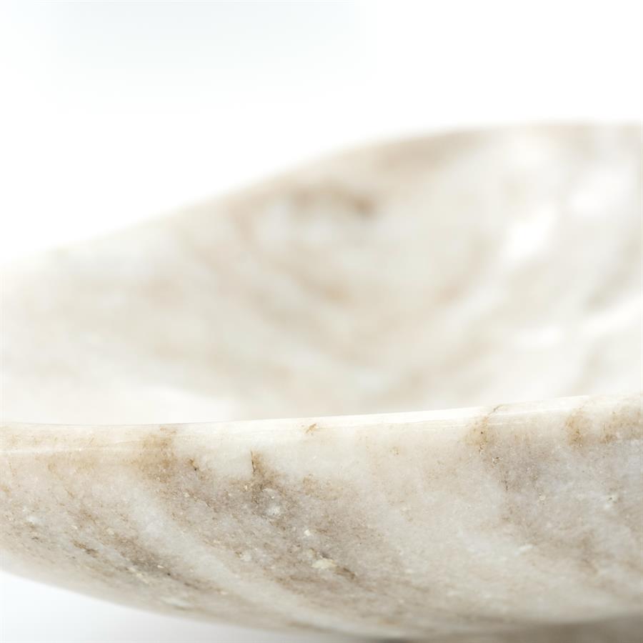 Schaal Grigio marmer beige - By-Boo