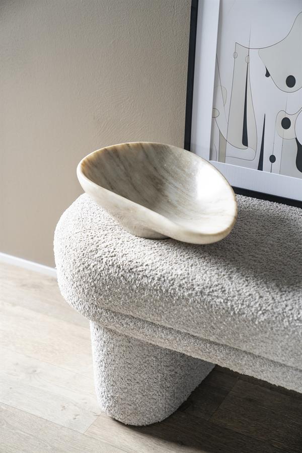 Schaal Grigio marmer beige - By-Boo