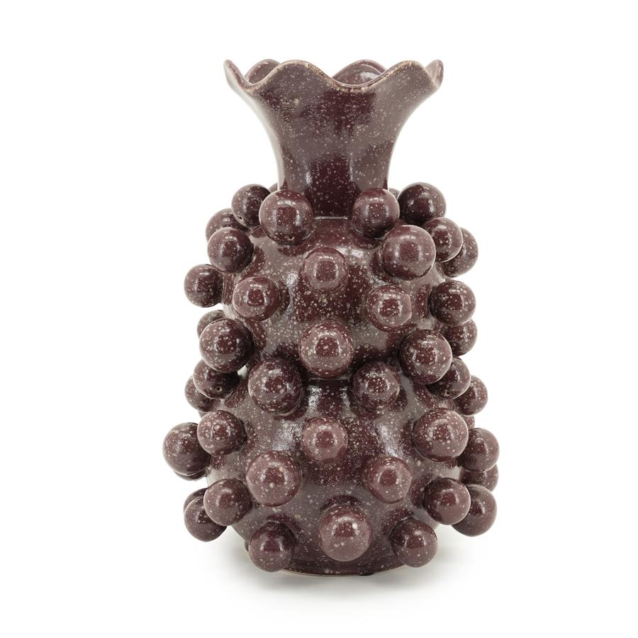 Viro Burgundy Vase - By-Boo