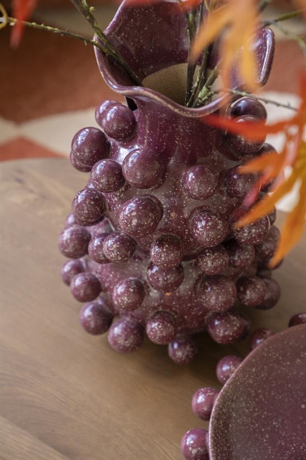 Viro Burgundy Vase - By-Boo